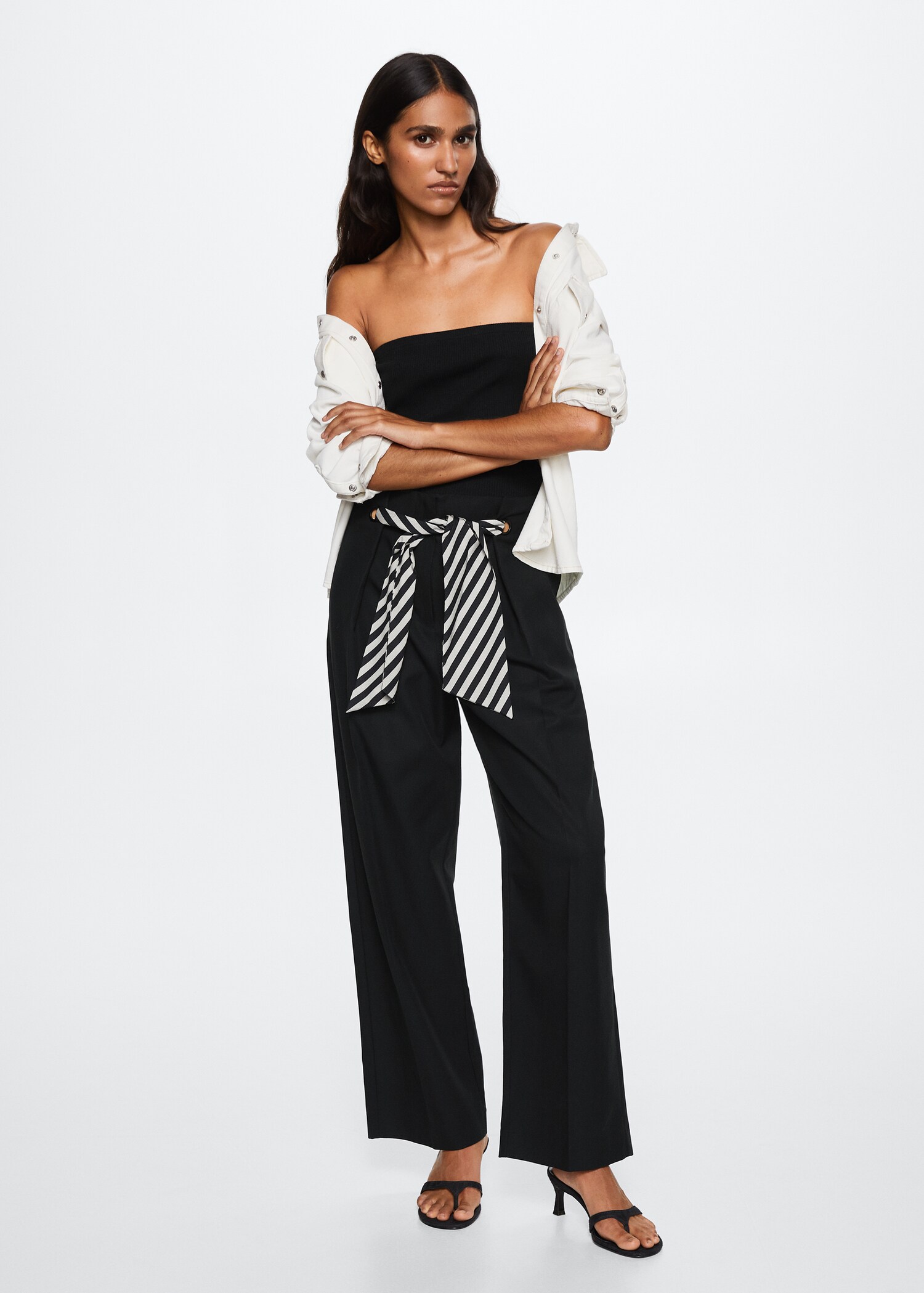 Pantalón lyocell pinzas - Plano general