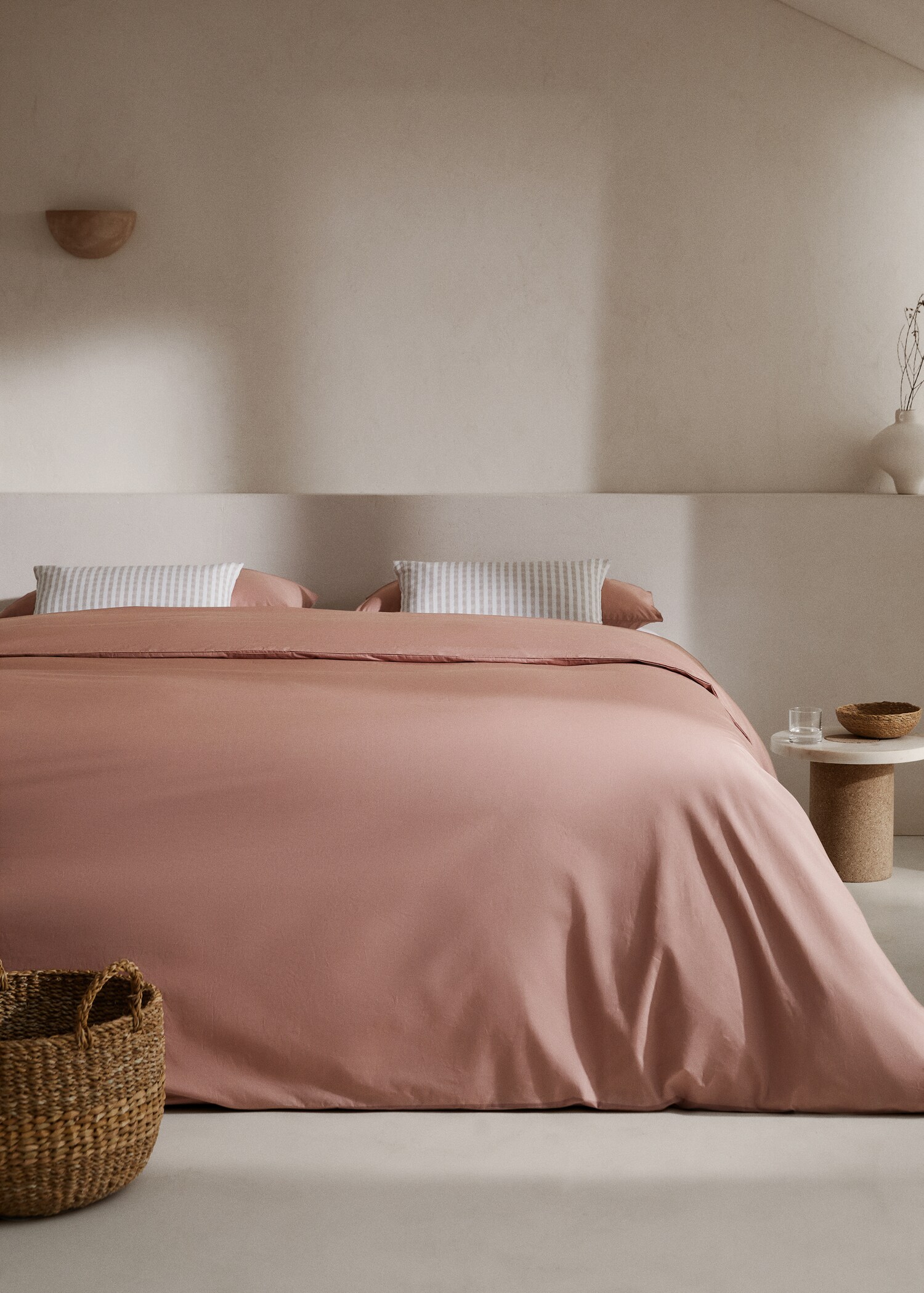 Funda nórdica algodón percal (300 hilos) cama 135/140cm - Plano general
