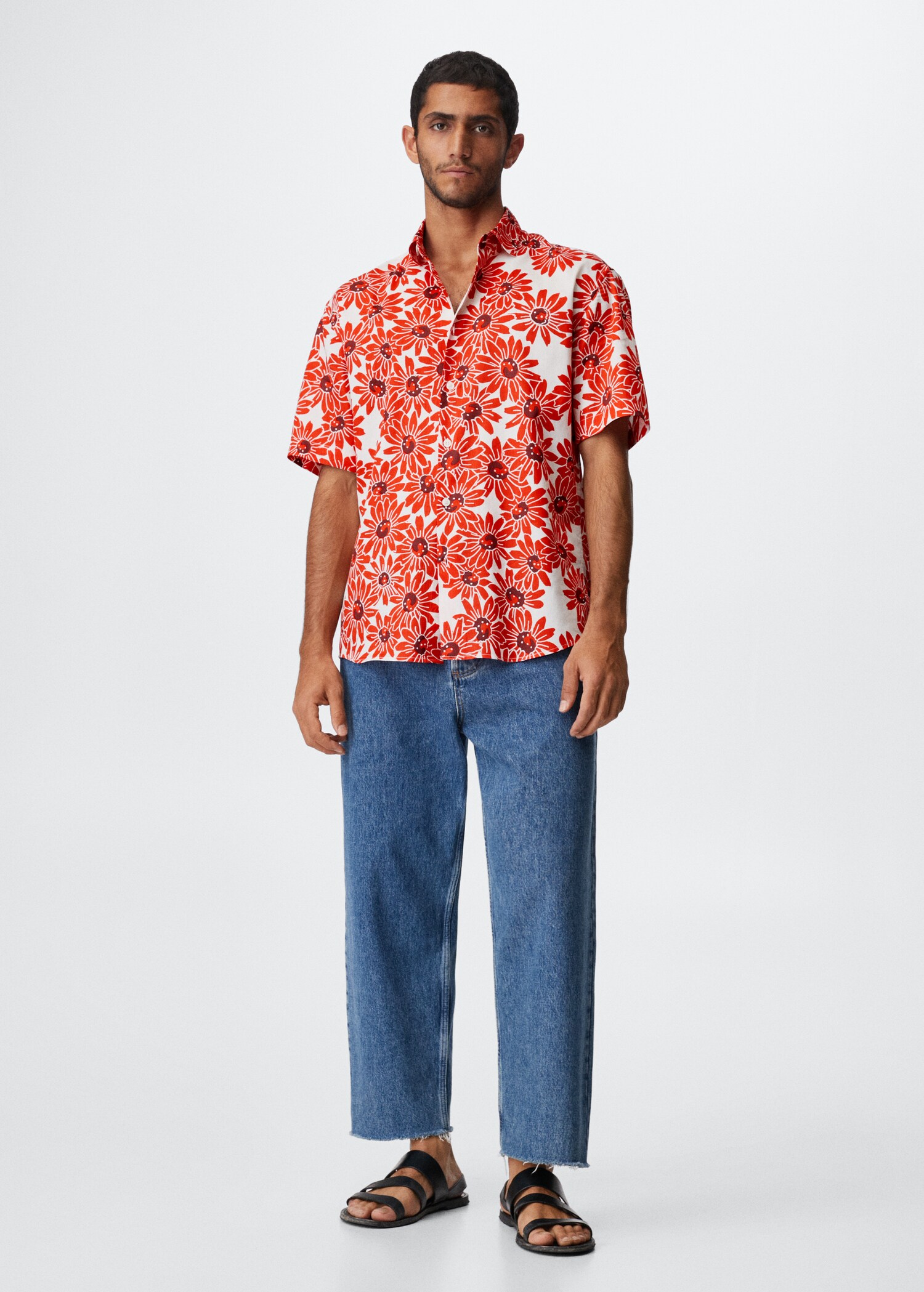 Floral print shirt - General plane