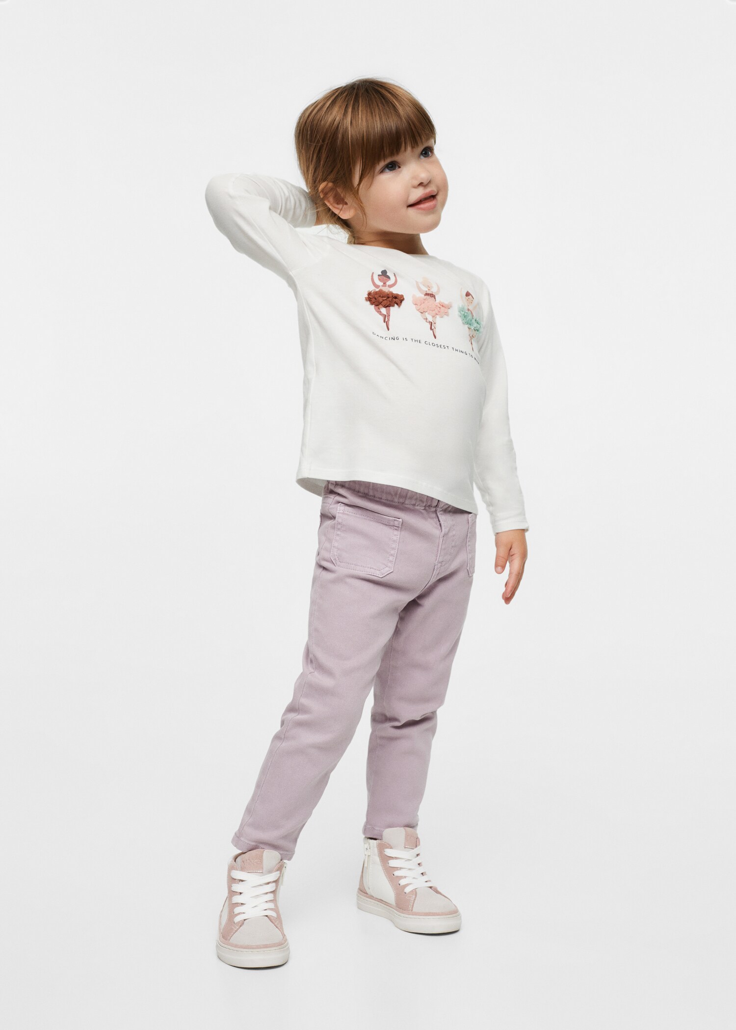 Embossed long-sleeved t-shirt - General plane