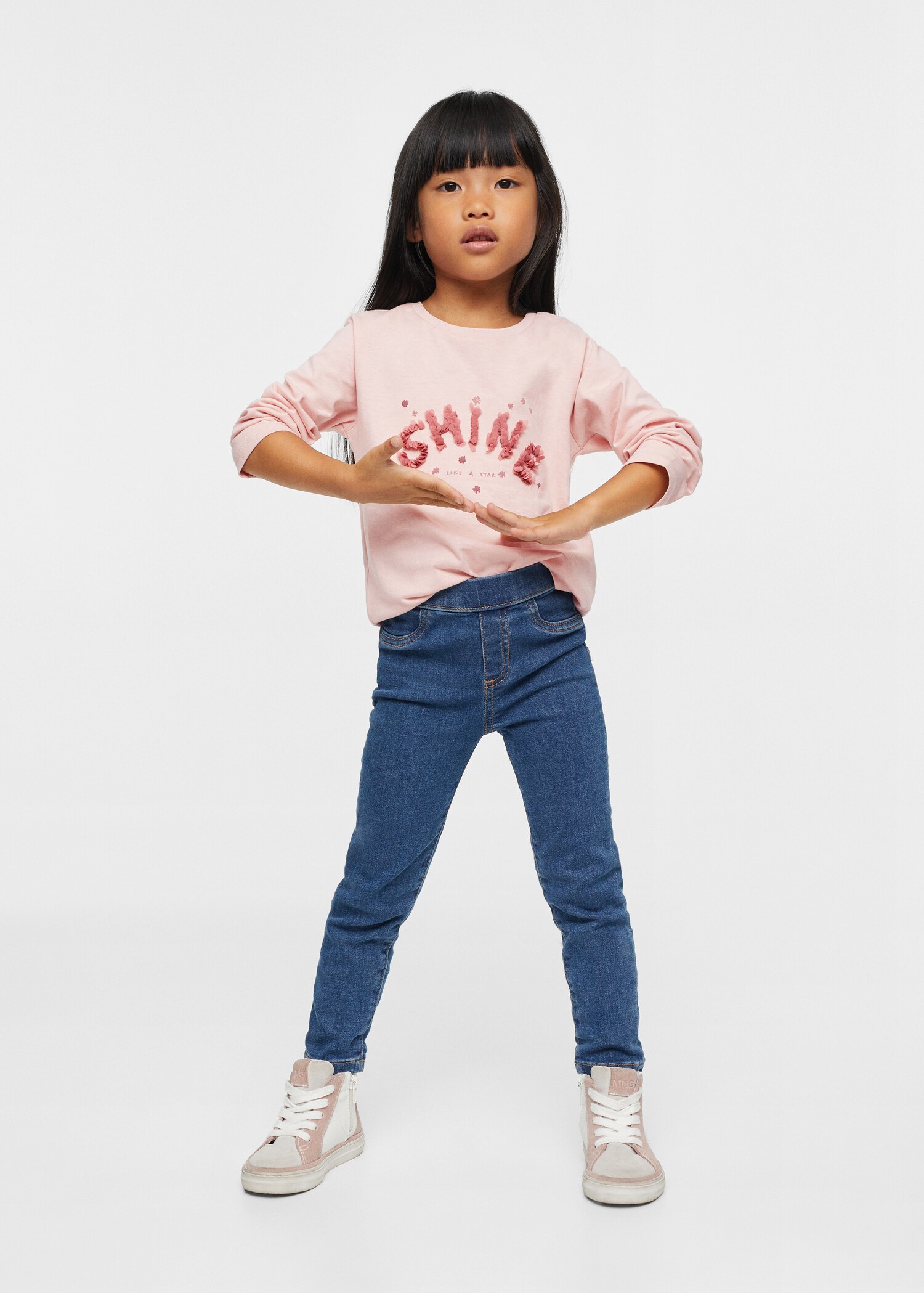 Embossed long-sleeved t-shirt - General plane