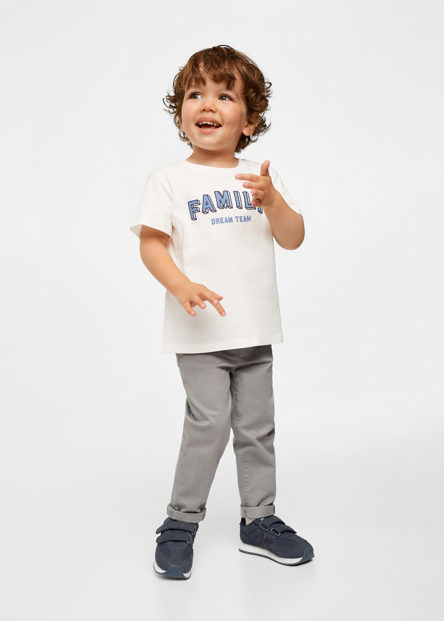 Printed cotton-blend T-shirt - General plane