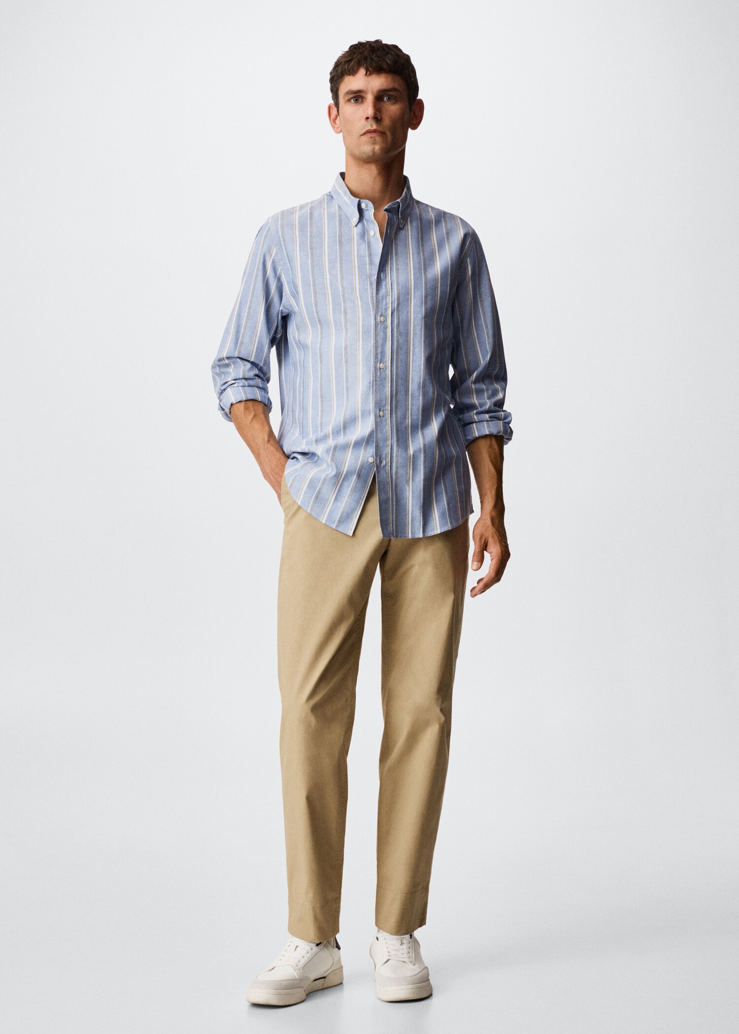 Striped cotton shirt - General plane