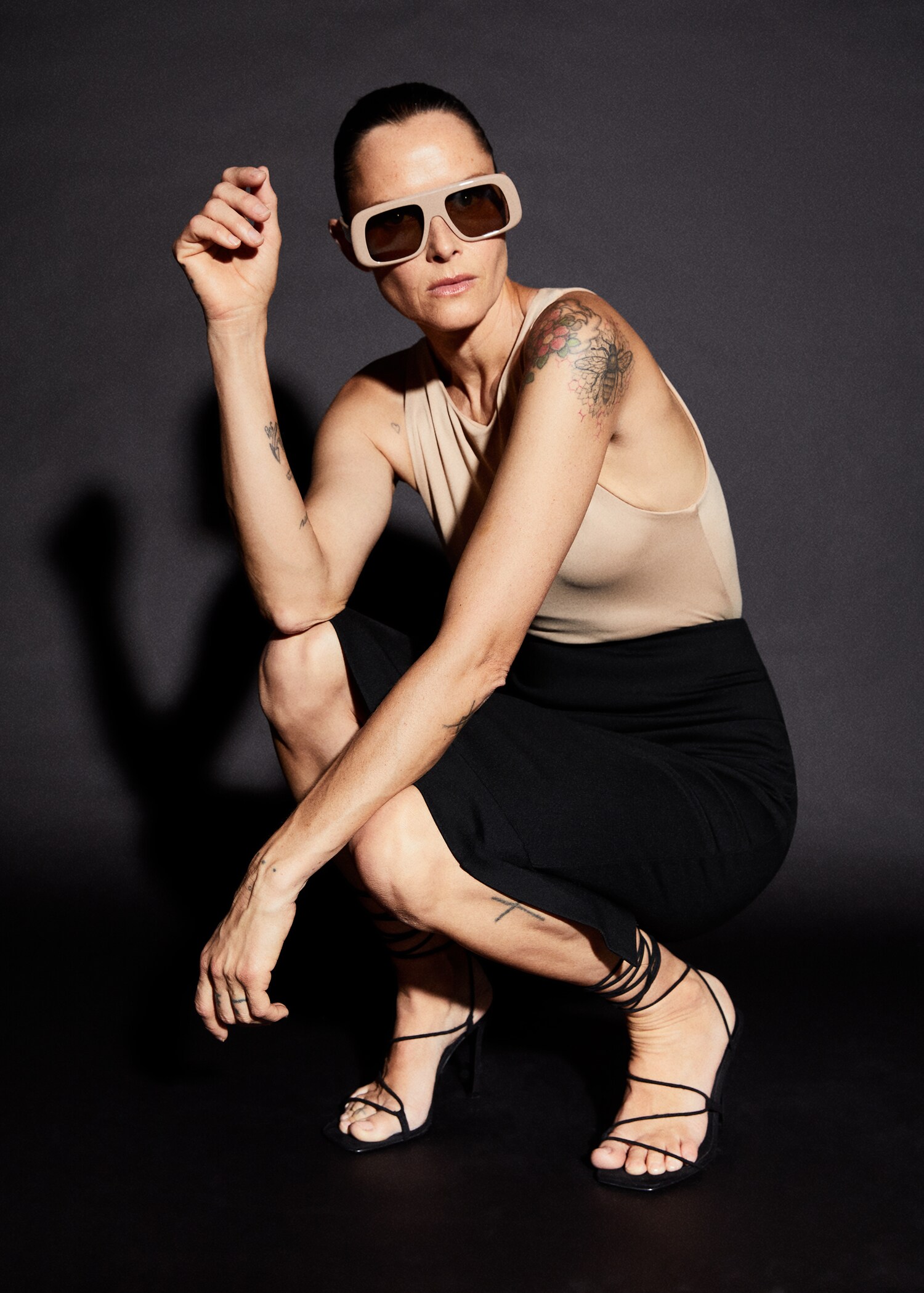 Acetate frame sunglasses - General plane