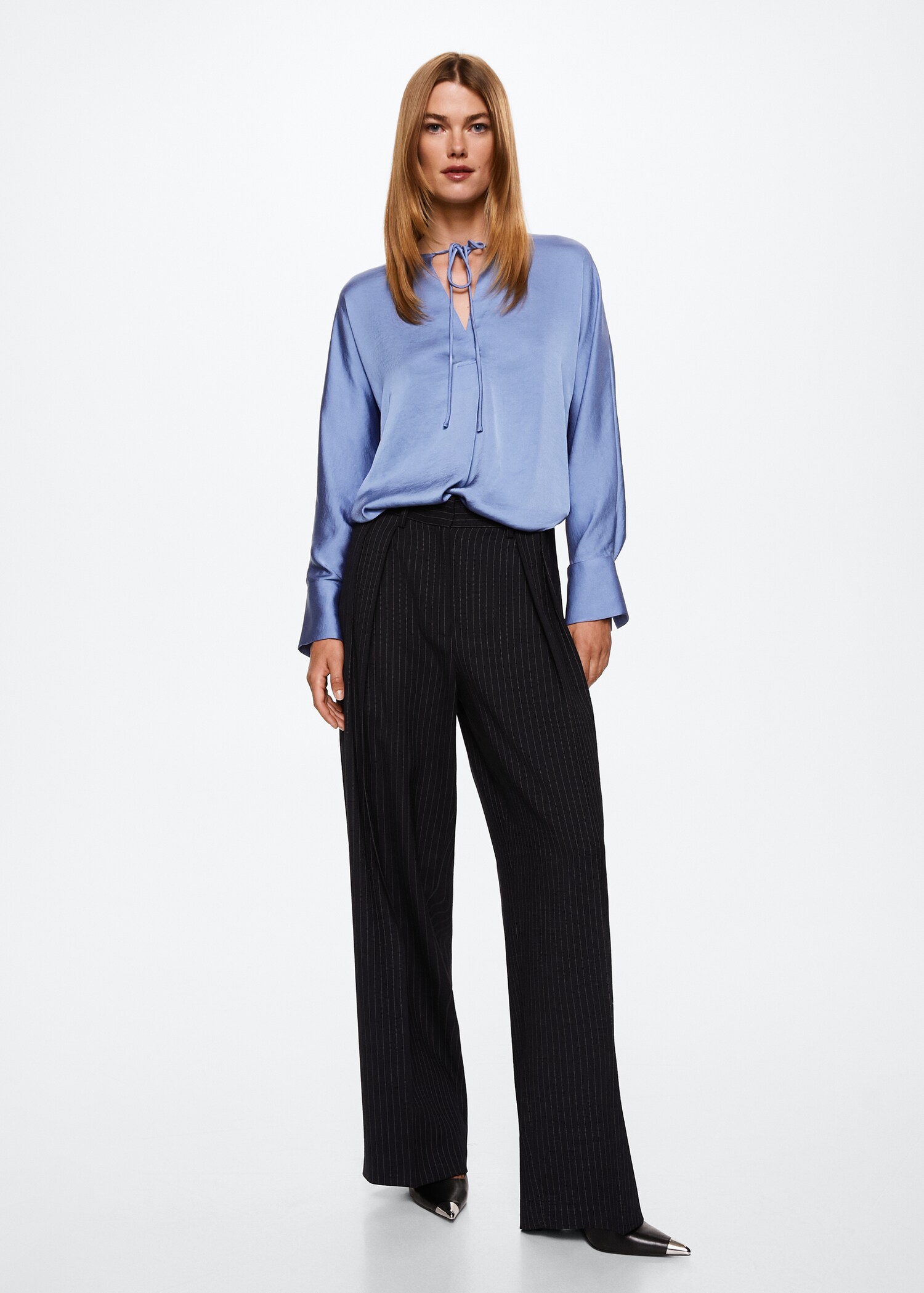 Blouse fluide nœud - Plan général