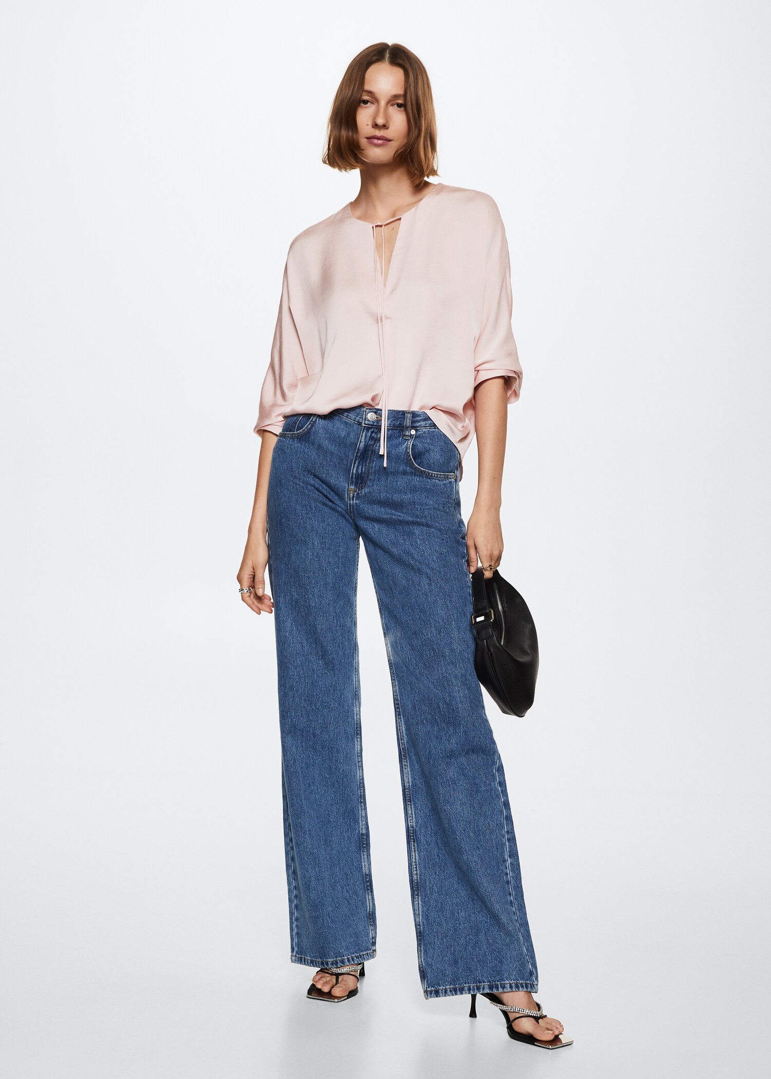 Blouse fluide nœud - Plan général