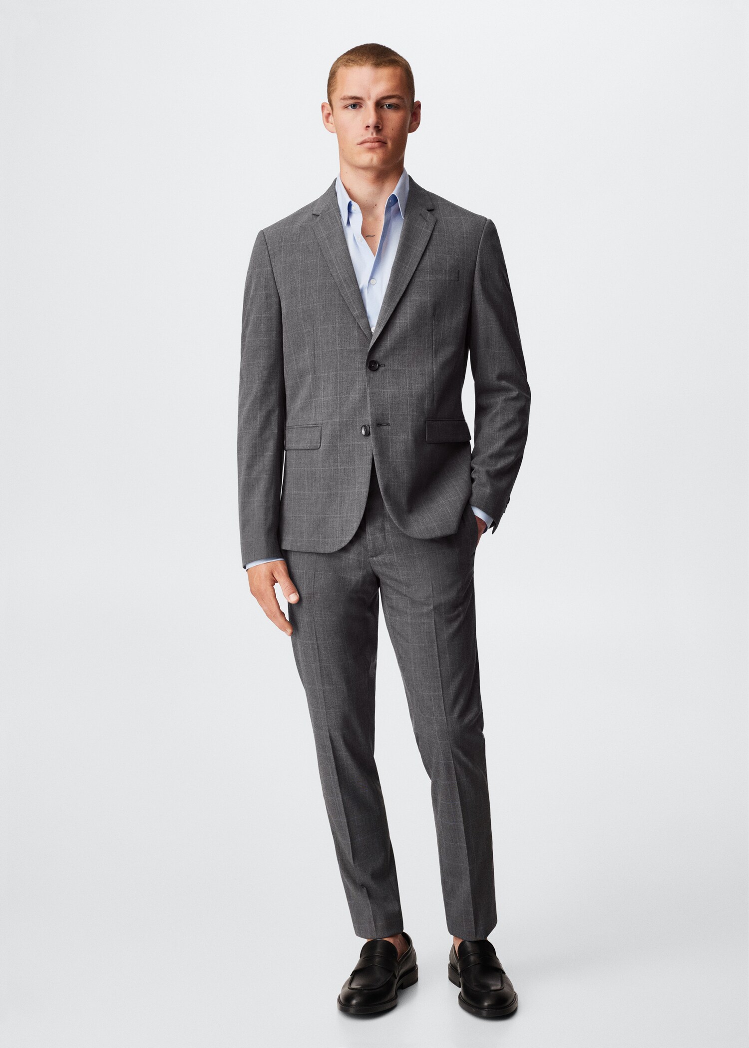 Veste de costume super slim fit - Plan général