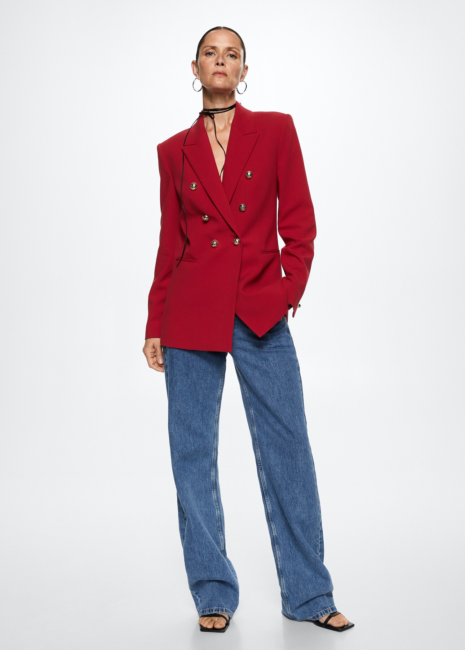 Double-breasted blazer - General plane