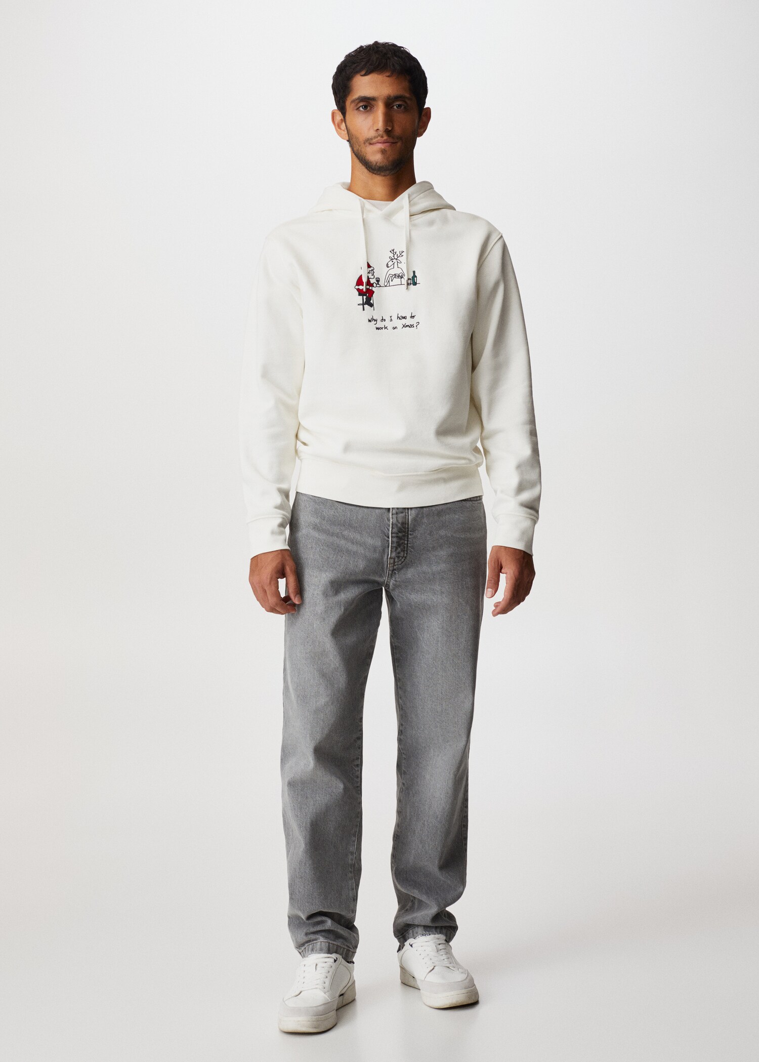 Sudadera bordado navidad - Plano general