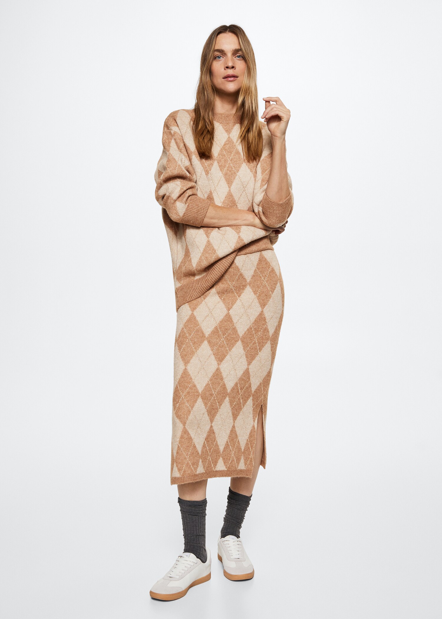 Knit pencil skirt - General plane
