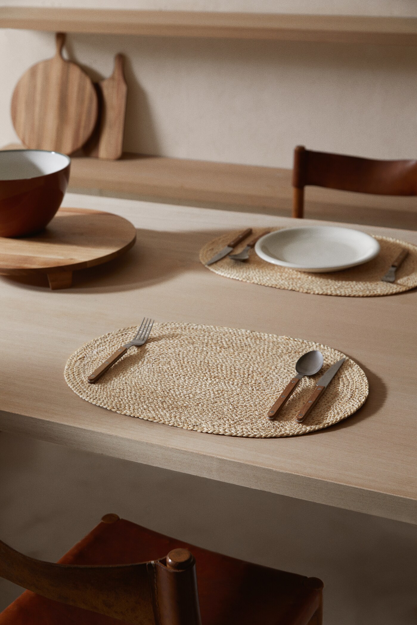 Corn bran placemat - General plane
