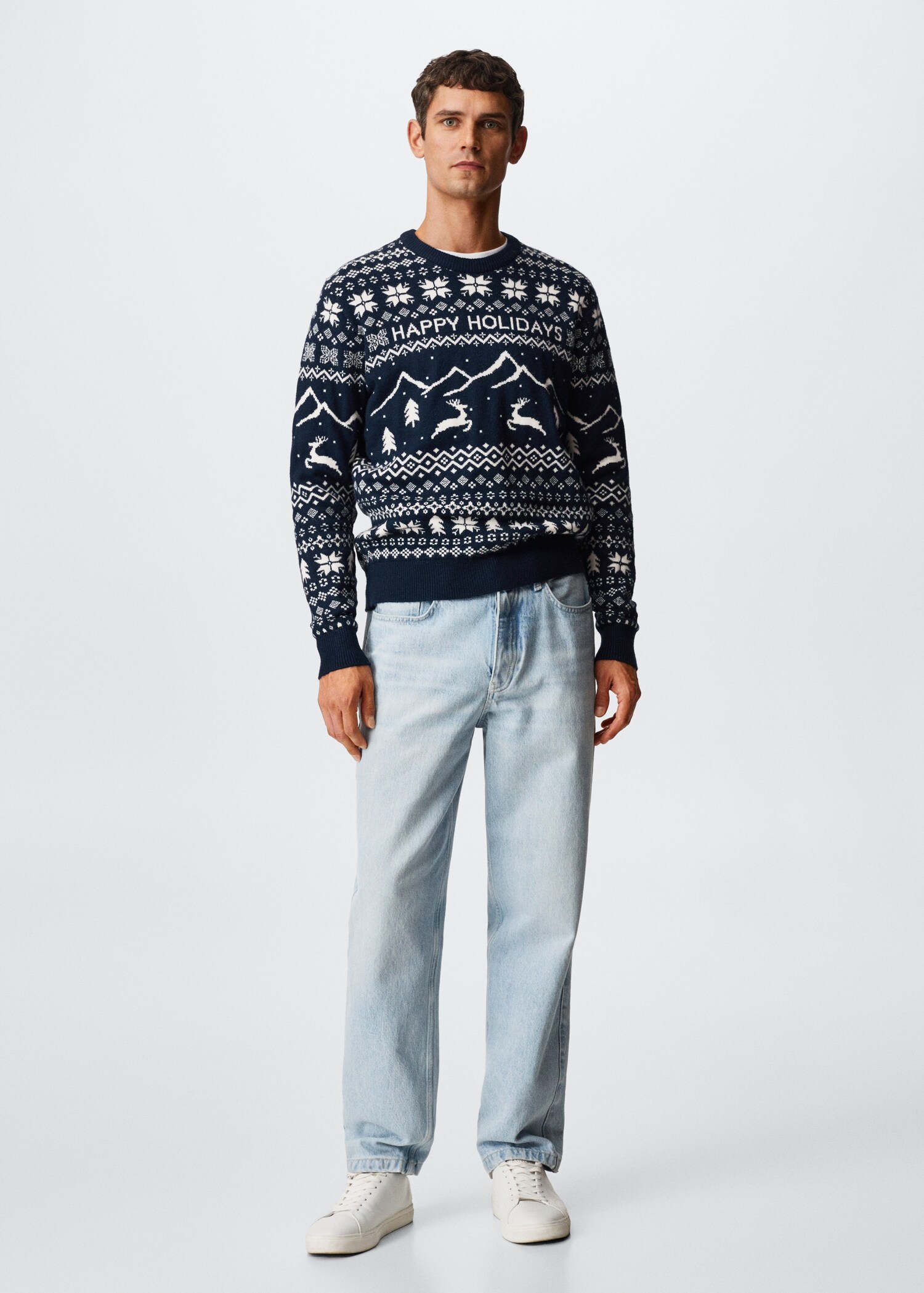 Christmas jacquard sweater - General plane