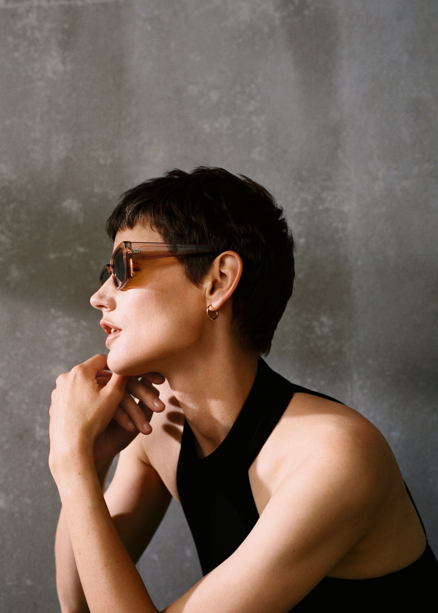 Acetate frame sunglasses - General plane
