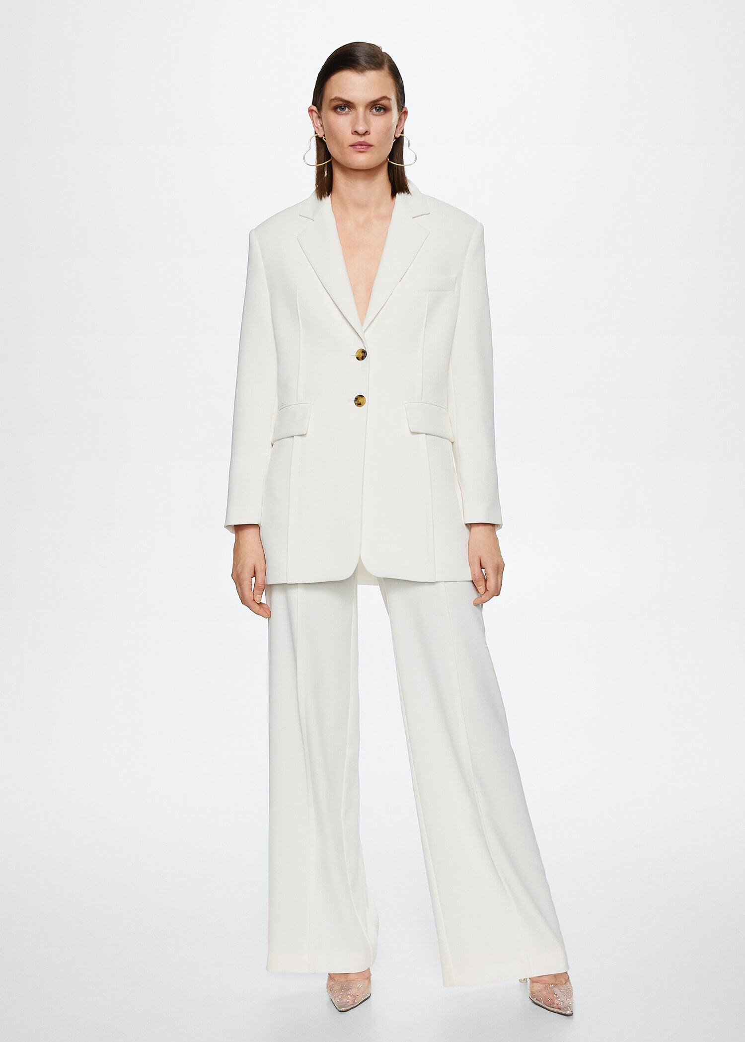 Structured suit blazer - General plane
