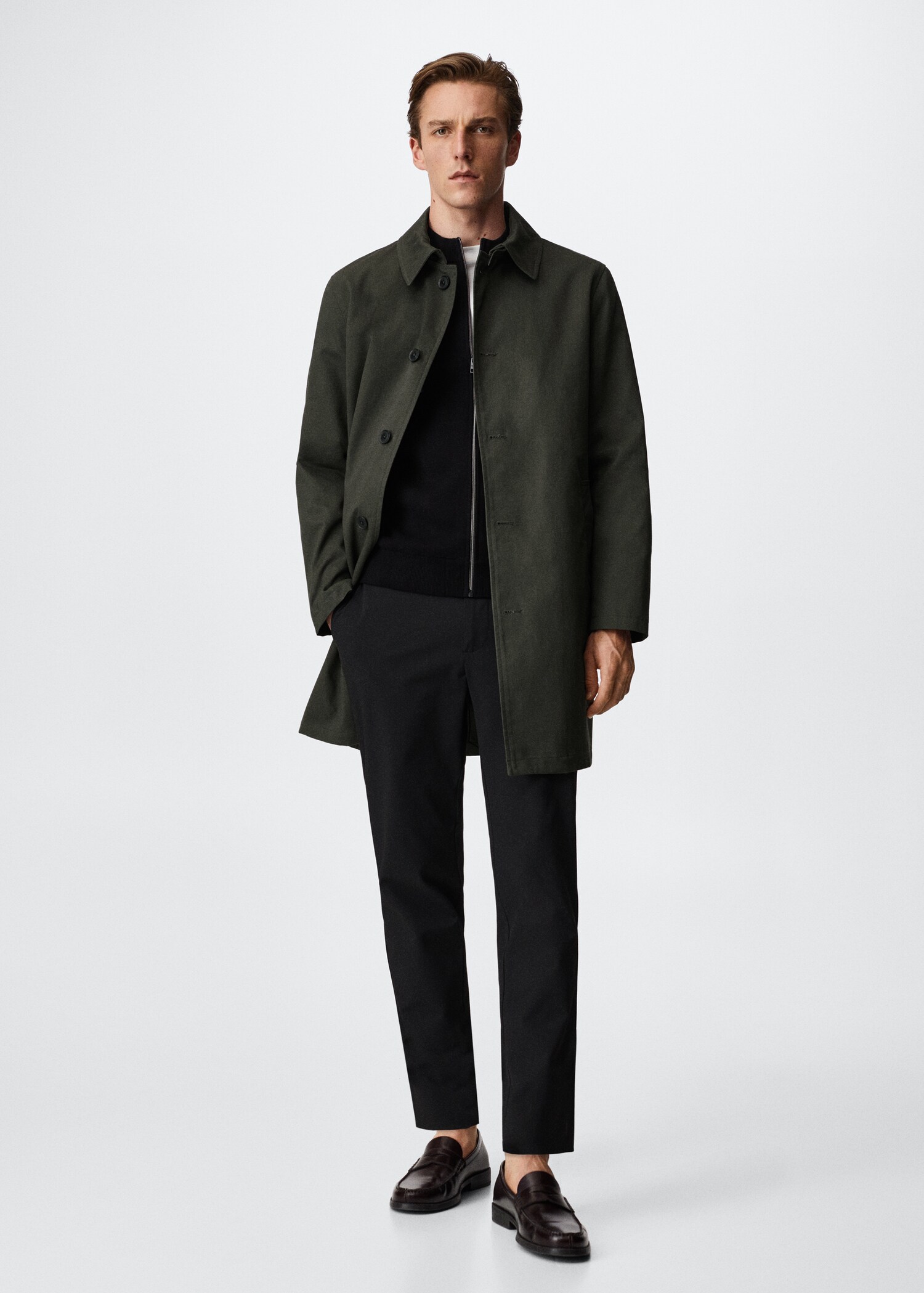 Trench algodón water repellent - Plano general