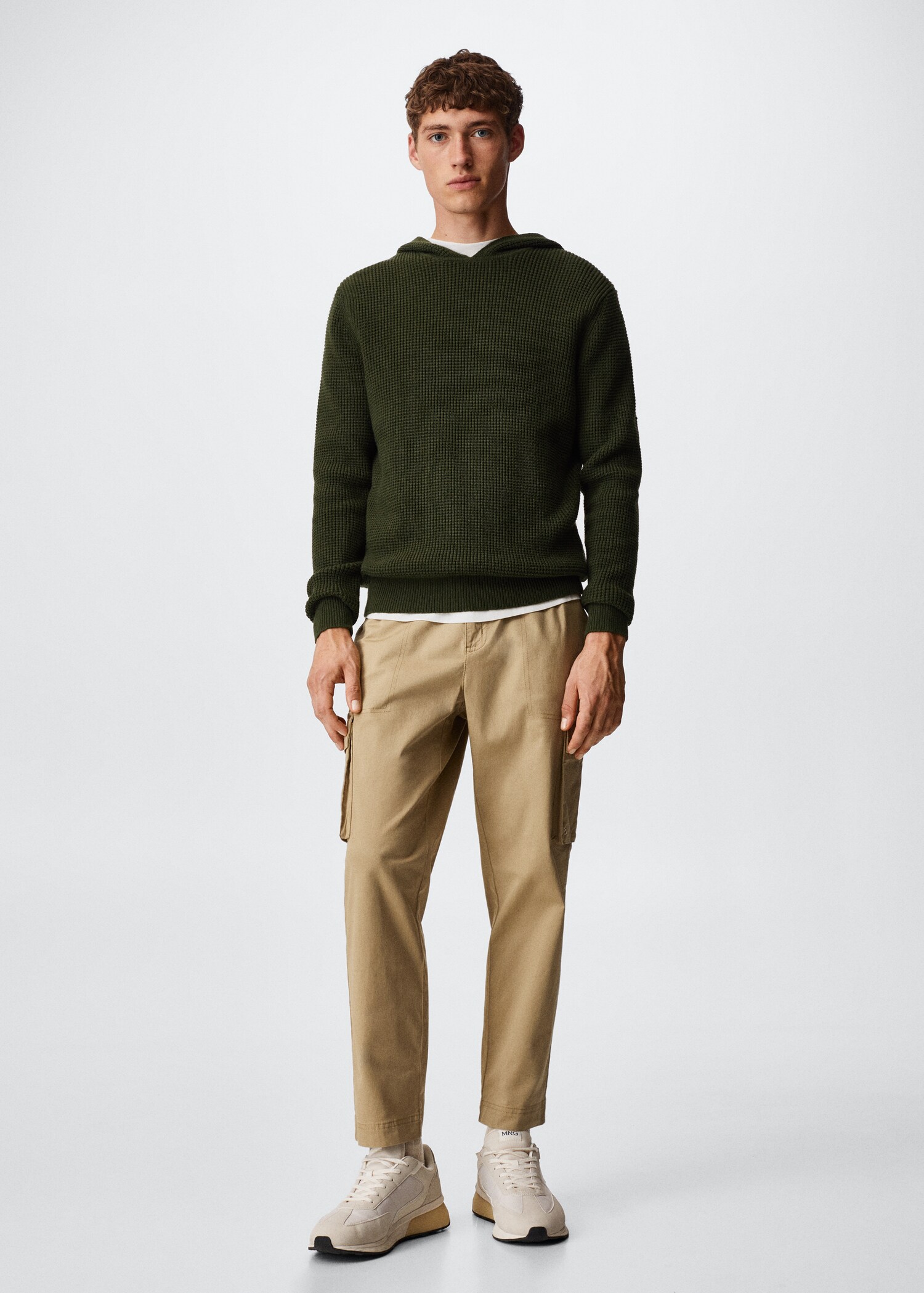 Structured hooded sweater - General plane