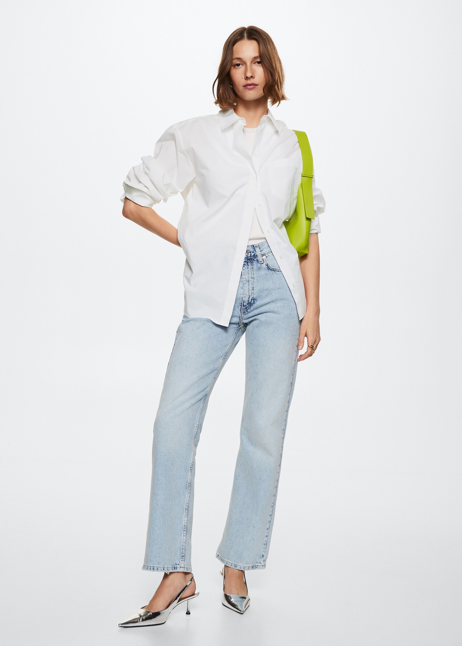 Oversize cotton shirt - General plane