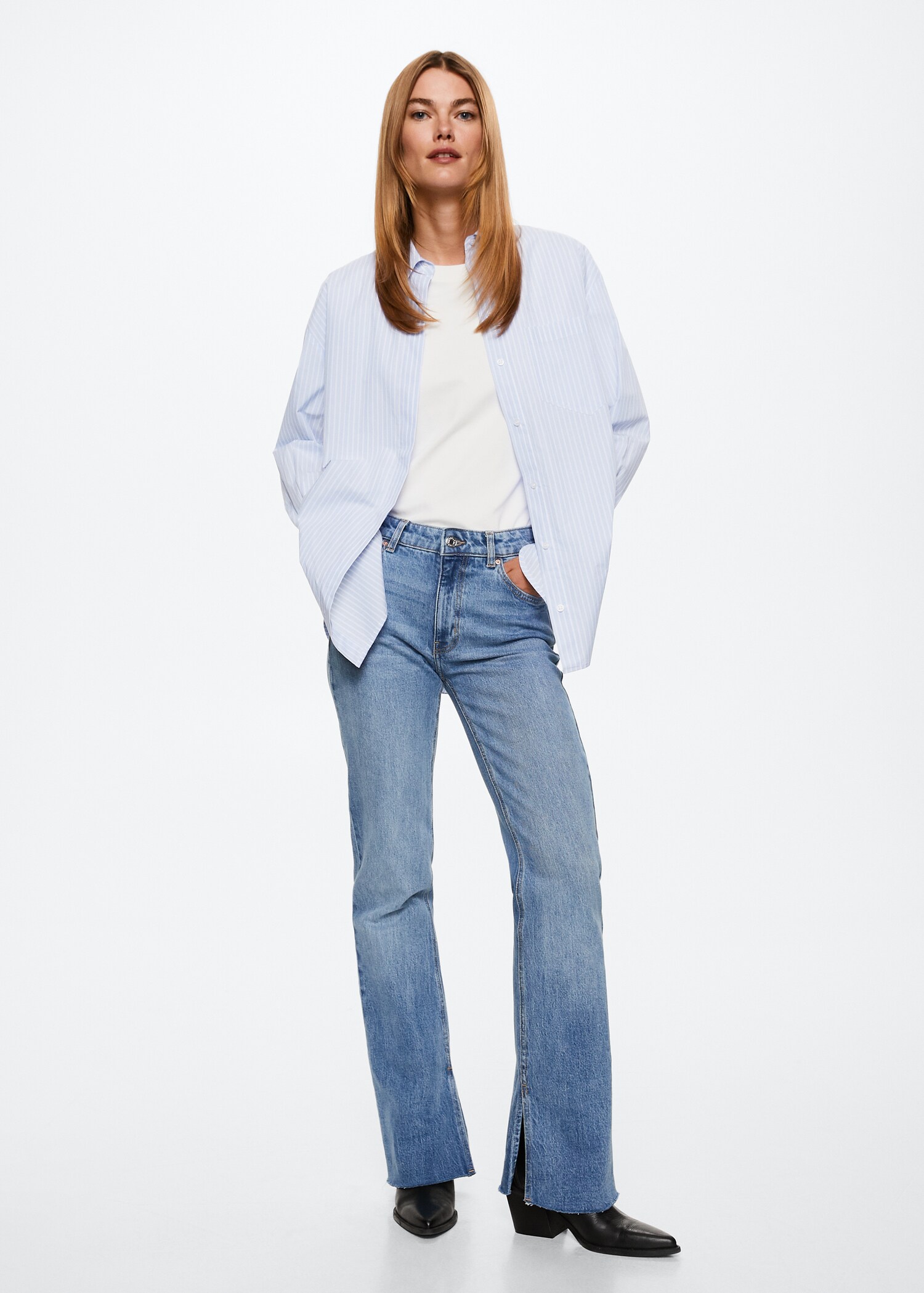 Oversize cotton shirt - General plane