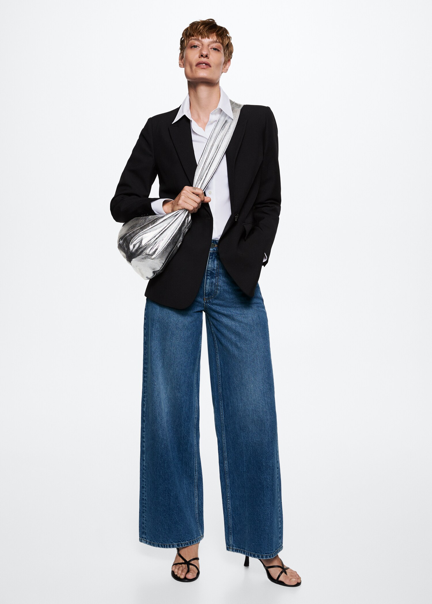 High-waist wideleg jeans - General plane