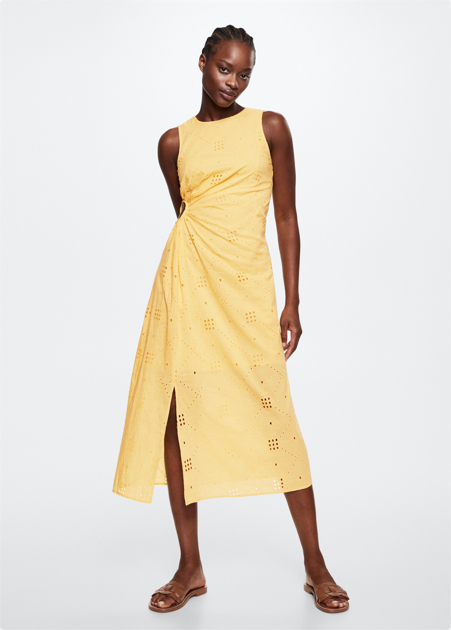 Ruched detail dress - General plane