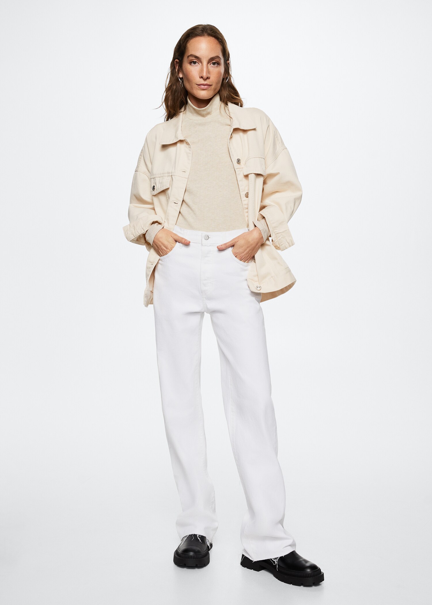 Ribbed long-sleeved t-shirt - General plane