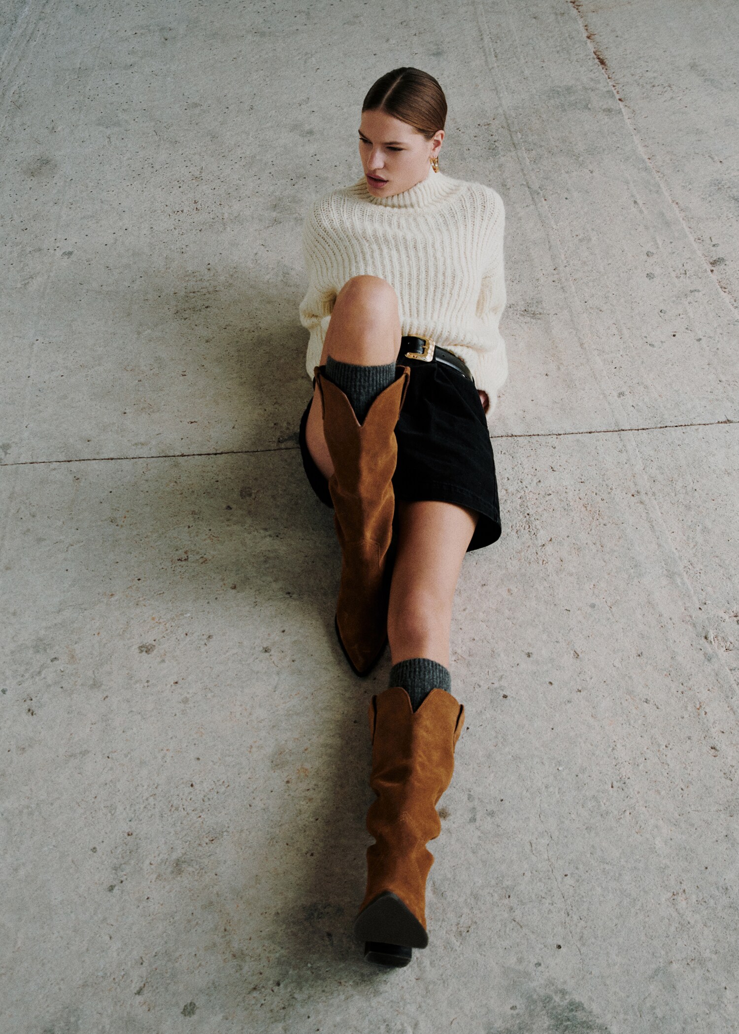 Cowboy leather boots - General plane