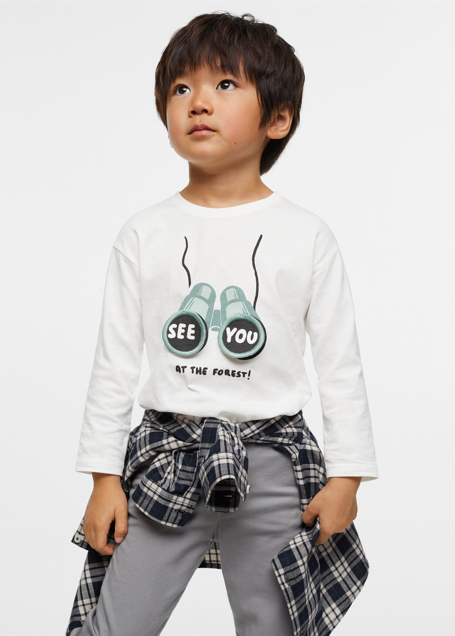 Embossed long-sleeved t-shirt - General plane