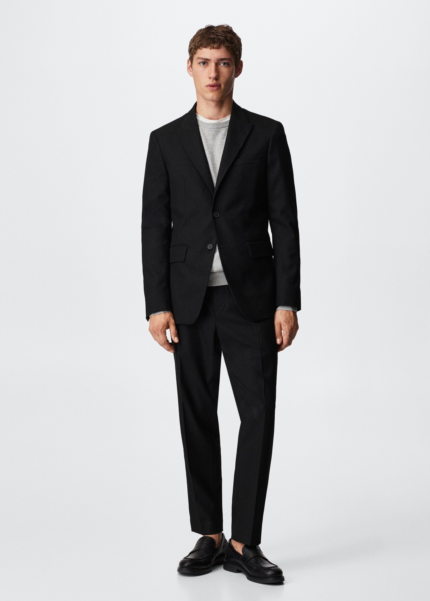 Pantalón traje slim fit - Plano general