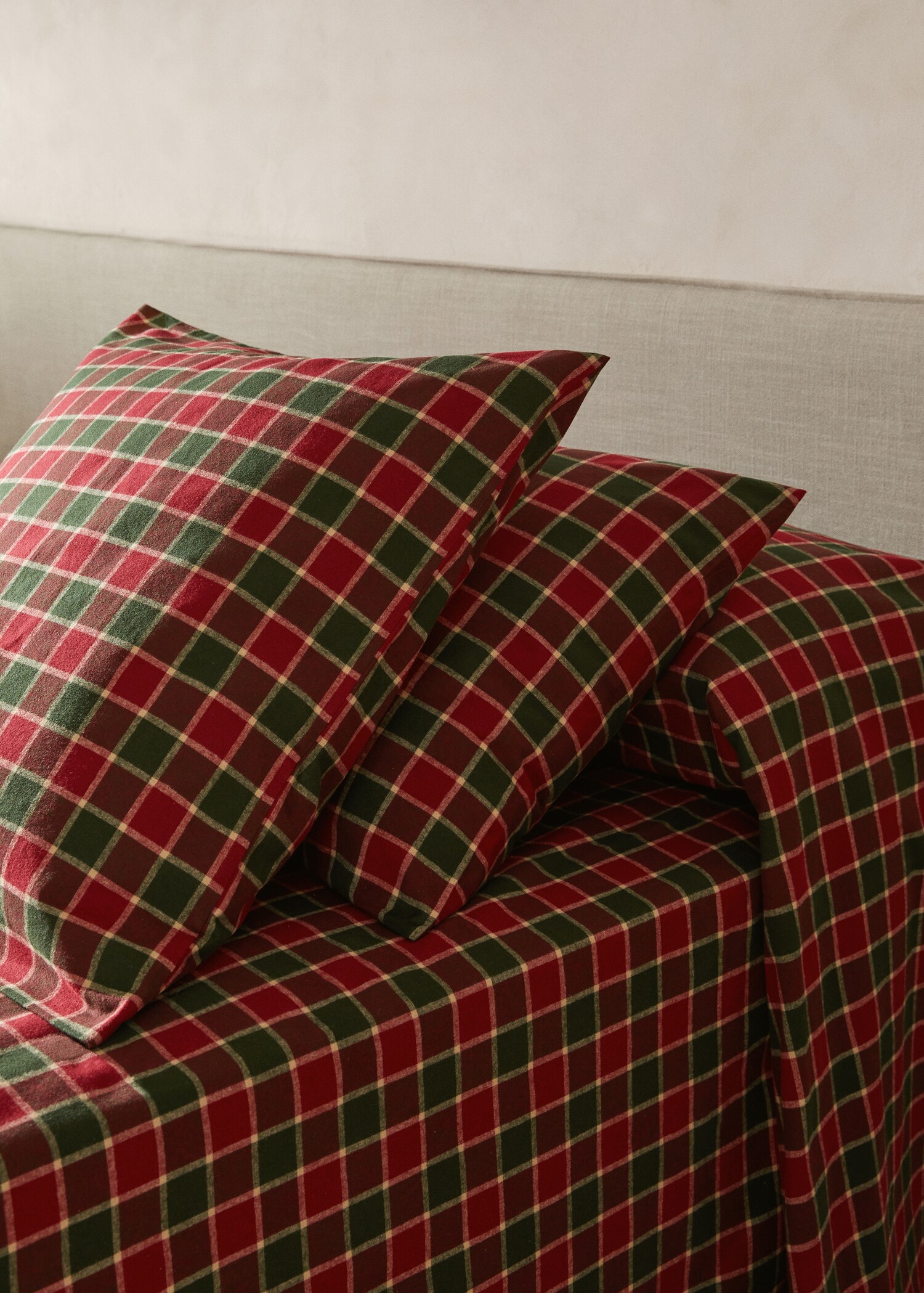 Putetrekk i flanell 45x110 cm - Total bildeutsnitt