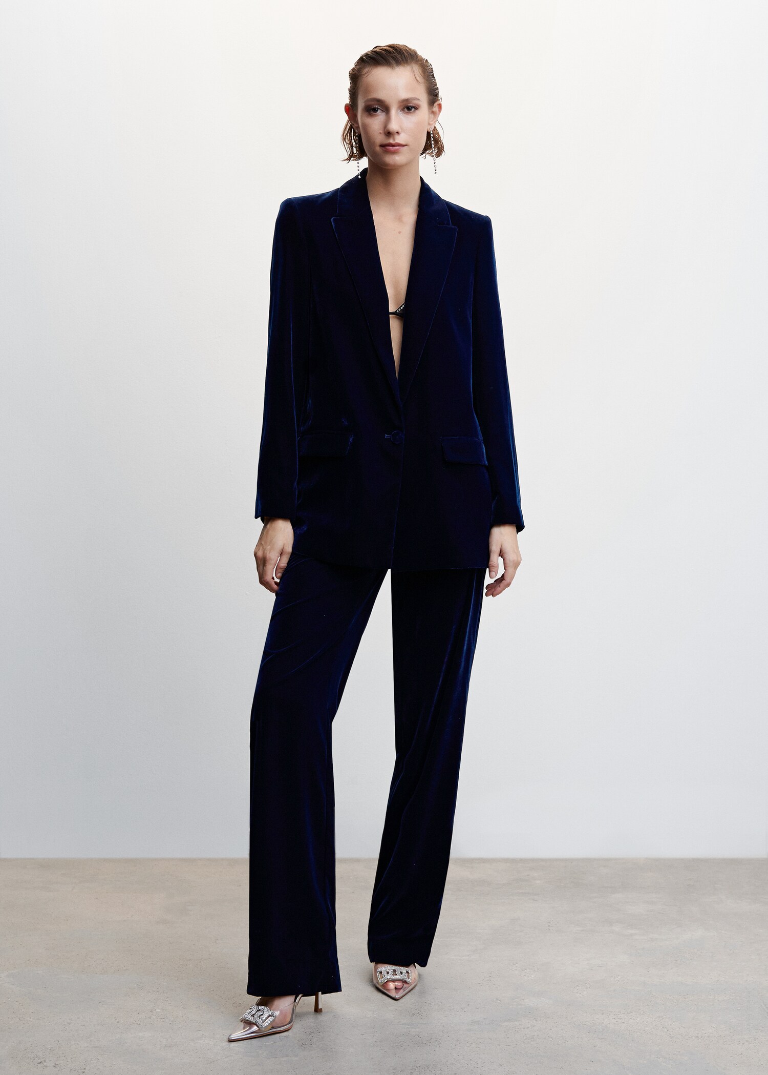 Pantalon costume velours - Plan général