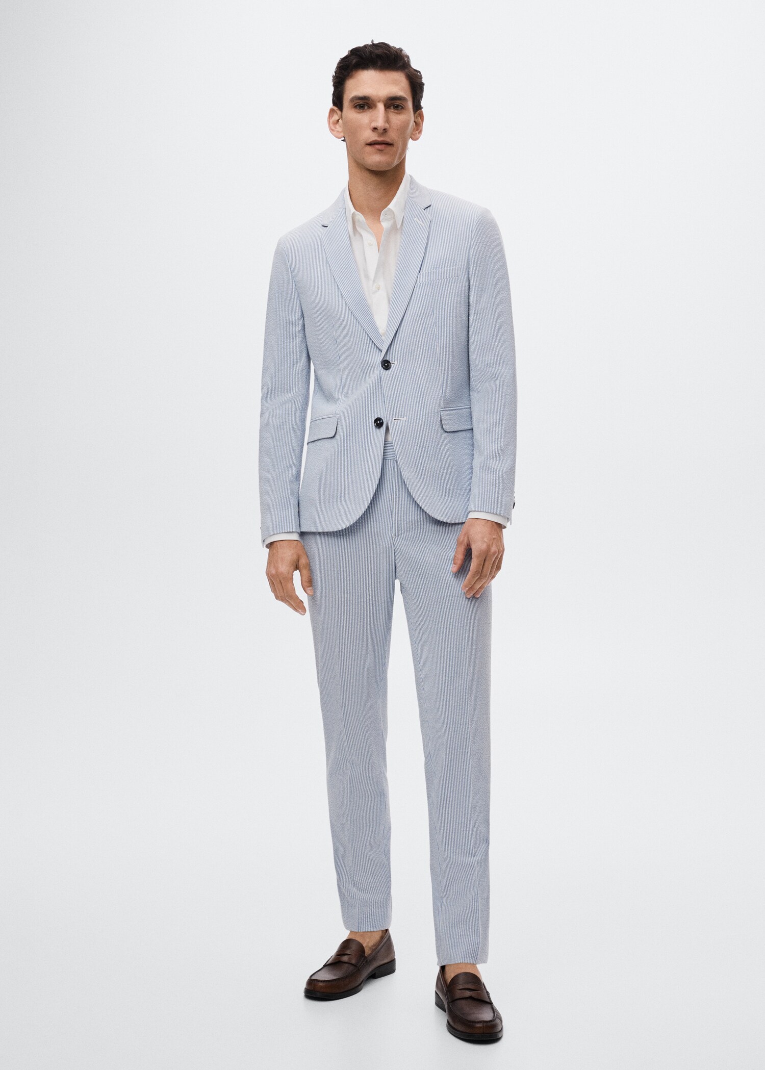 Veste de costume super slim fit - Plan général
