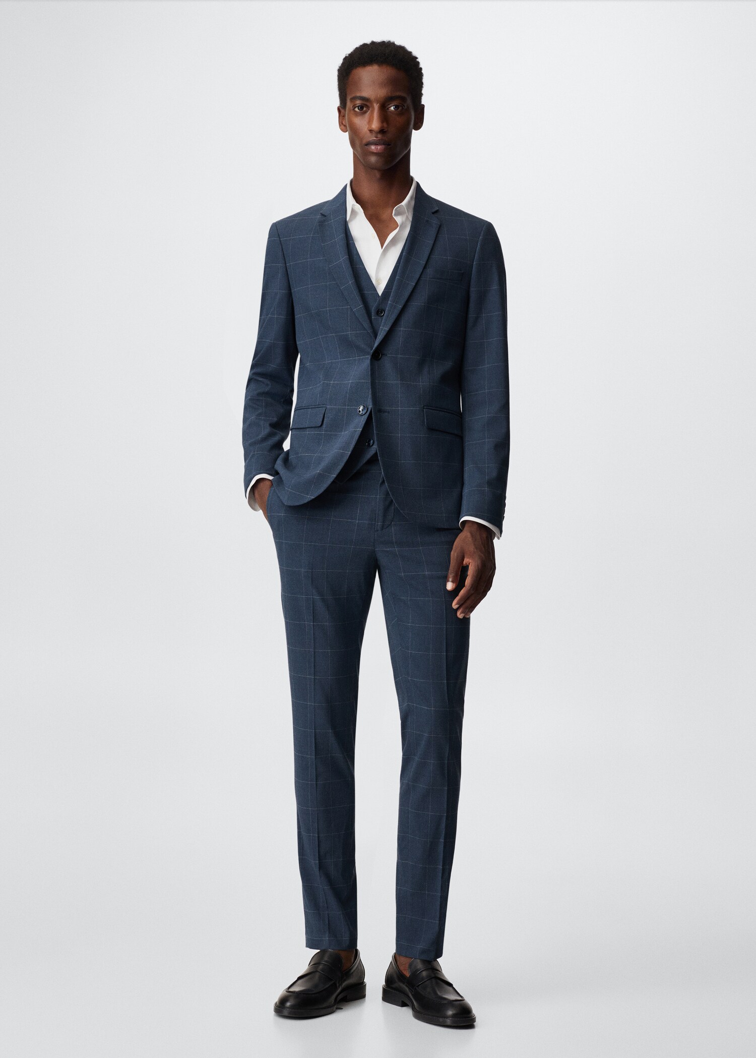 Veste de costume super slim fit - Plan général
