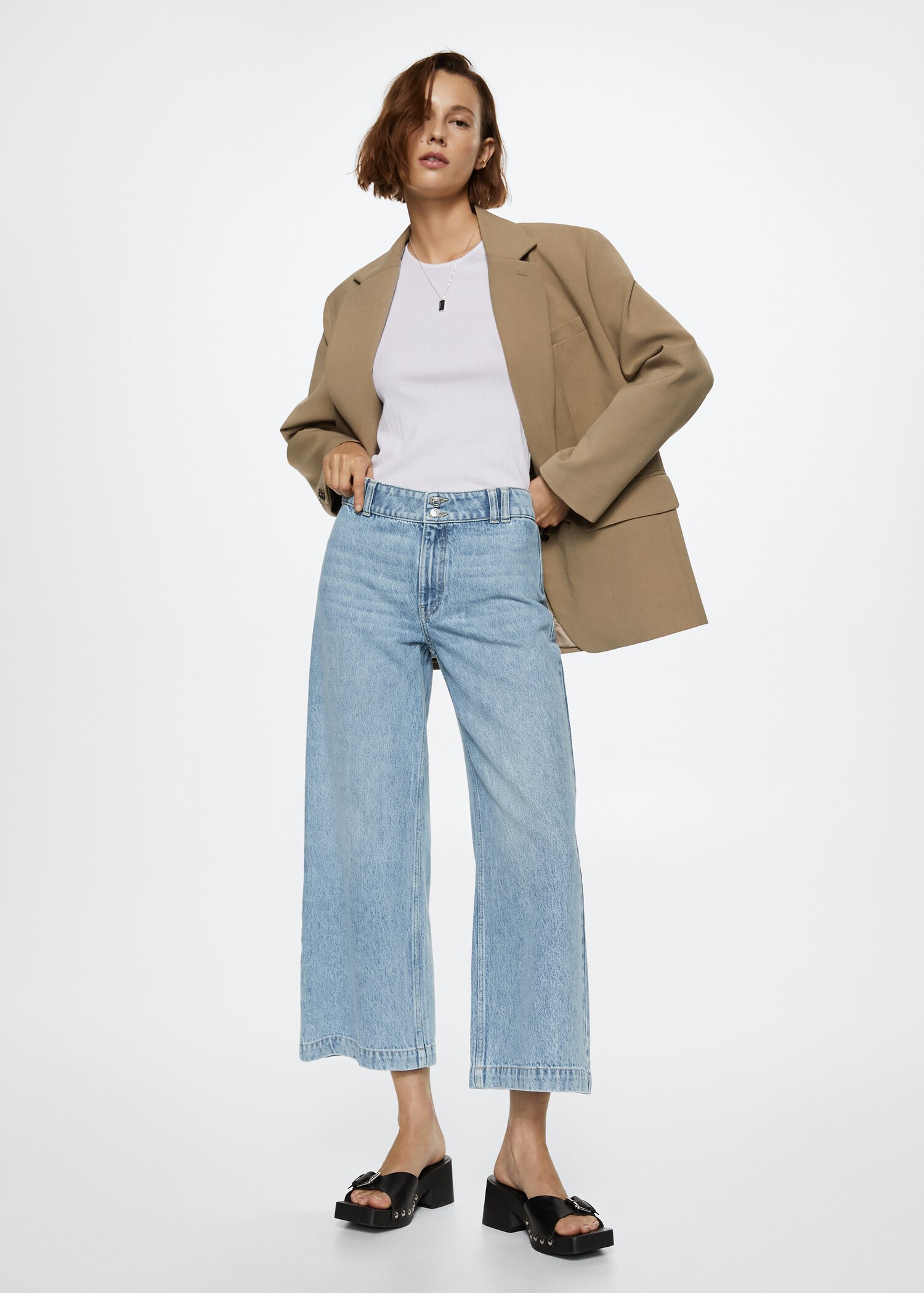 Jeans vita media Wideleg - Piano generale