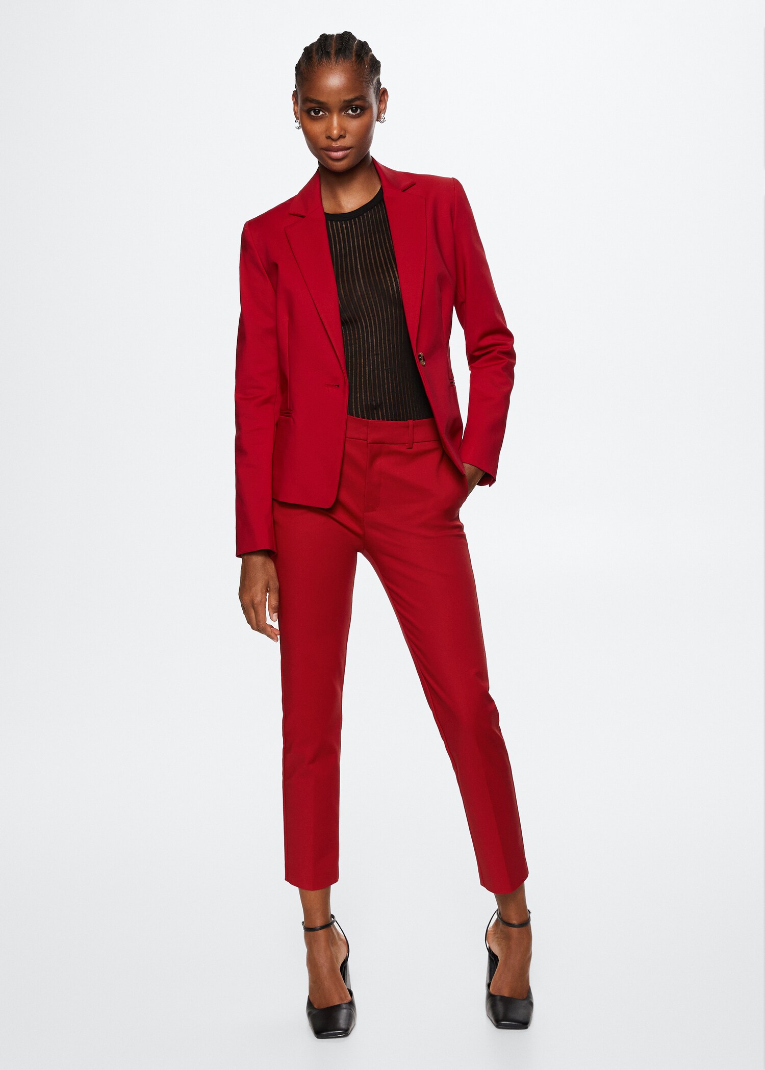 Suit slim-fit pants - General plane