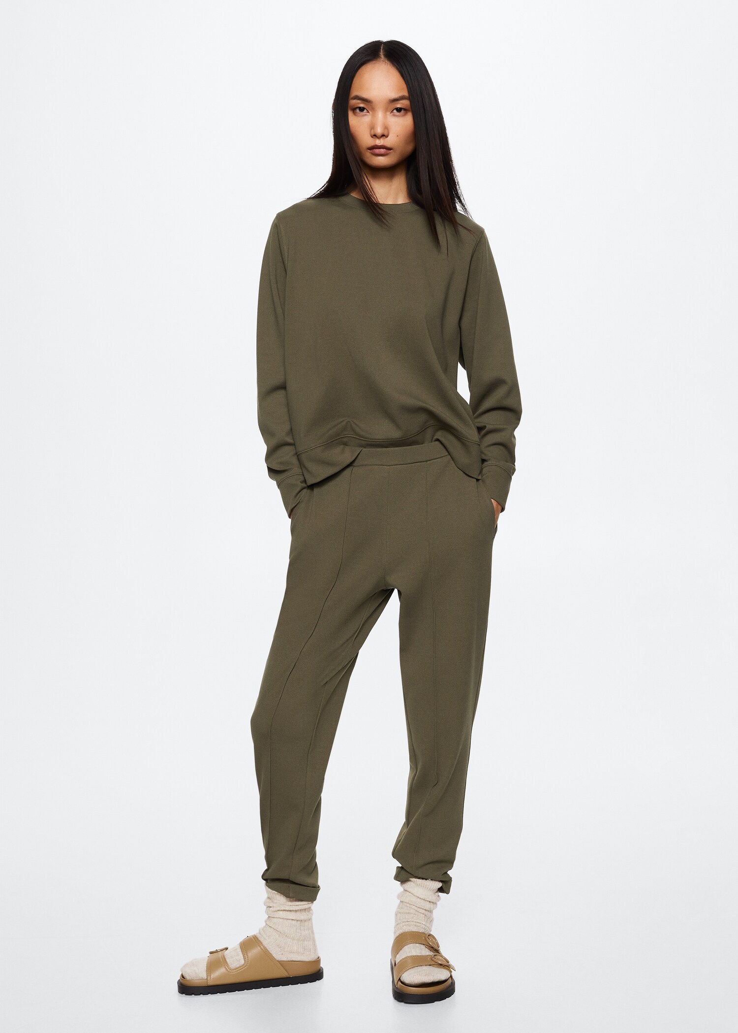 Pantaloni jogger cuciture - Piano generale