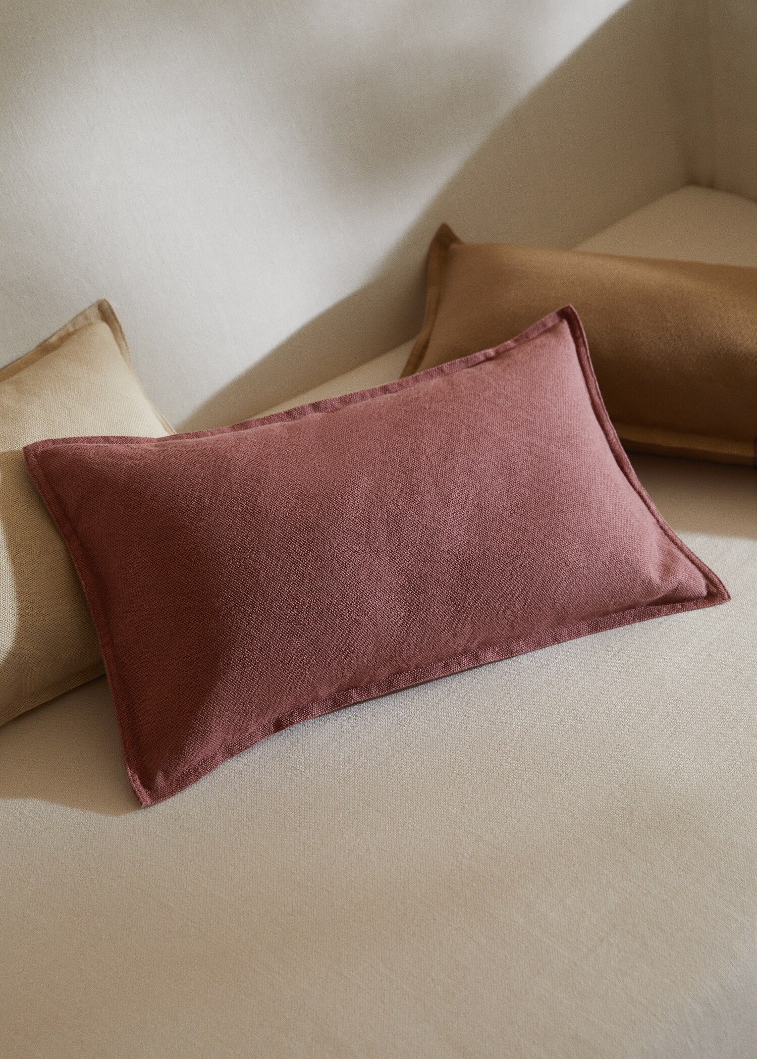 100% cotton cushion cover 30x50cm - General plane