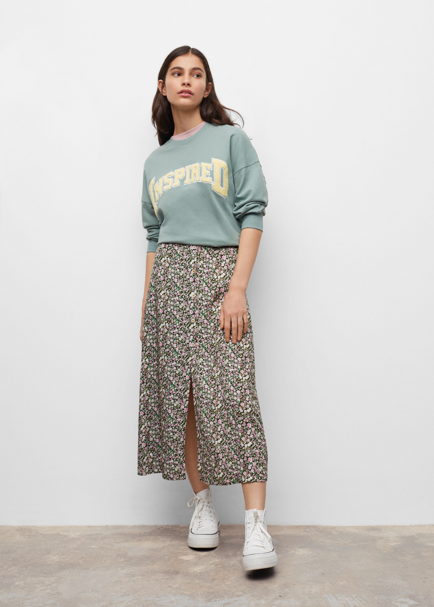 Vent midi skirt - General plane