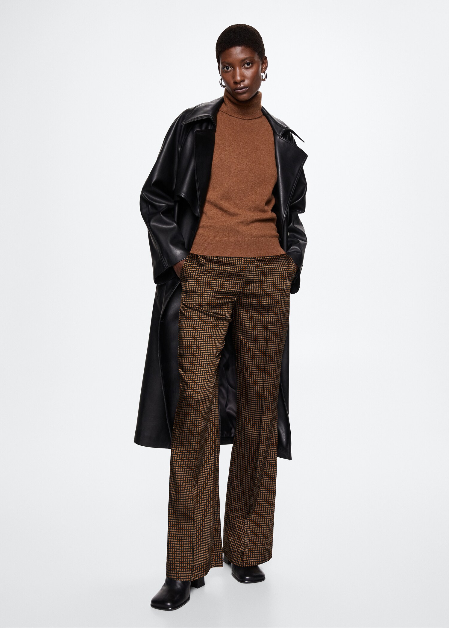 Pantalon satiné imprimé - Plan général