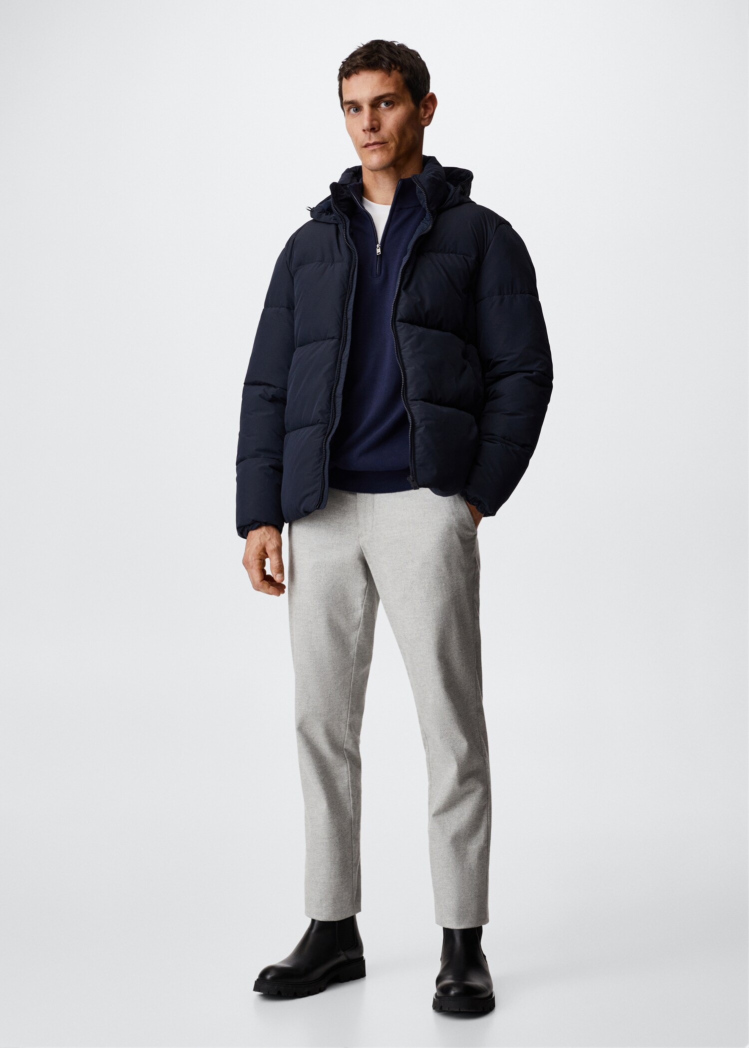 Short thermoregulating anorak - General plane
