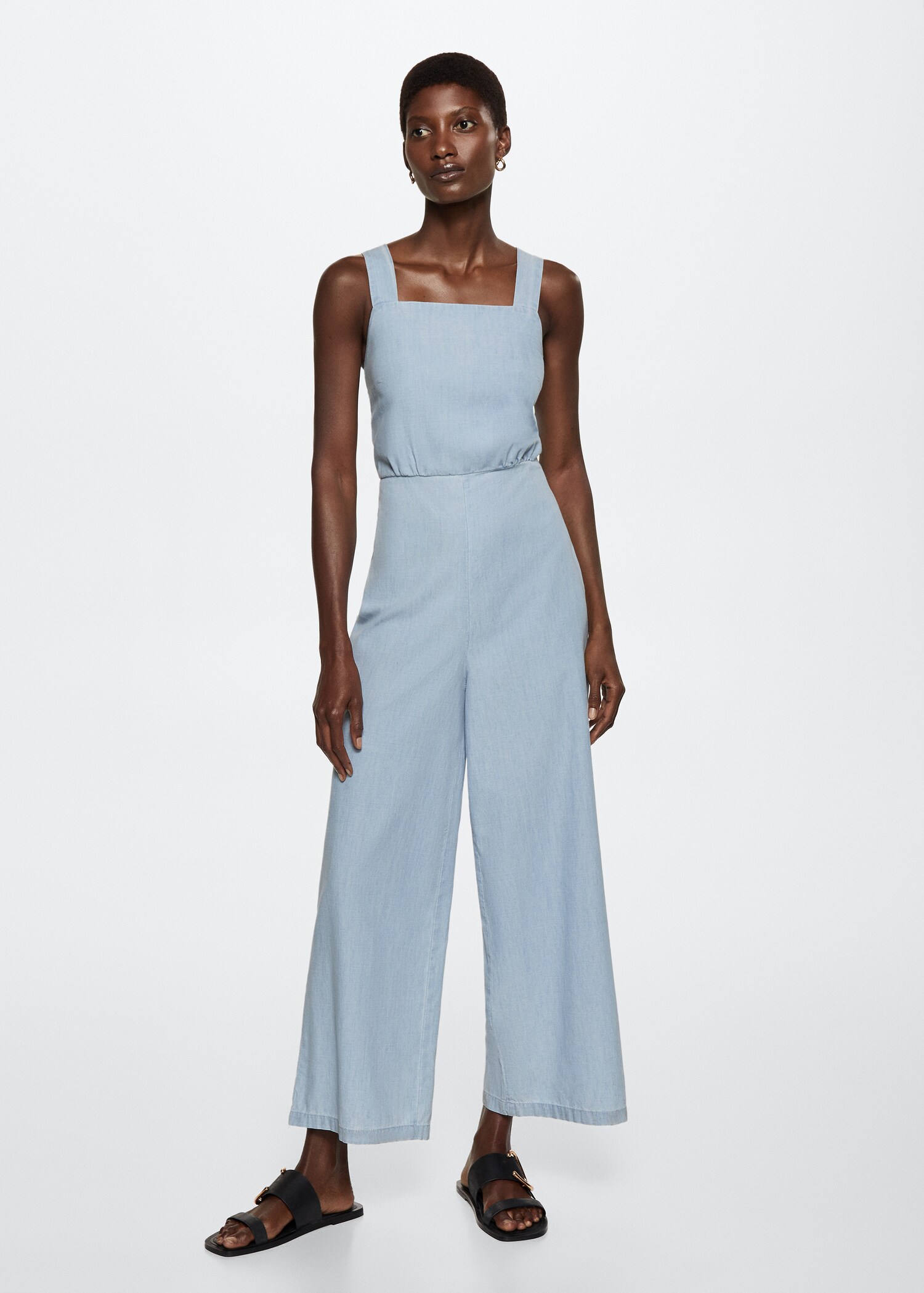 Cut-out back jumpsuit - General plane