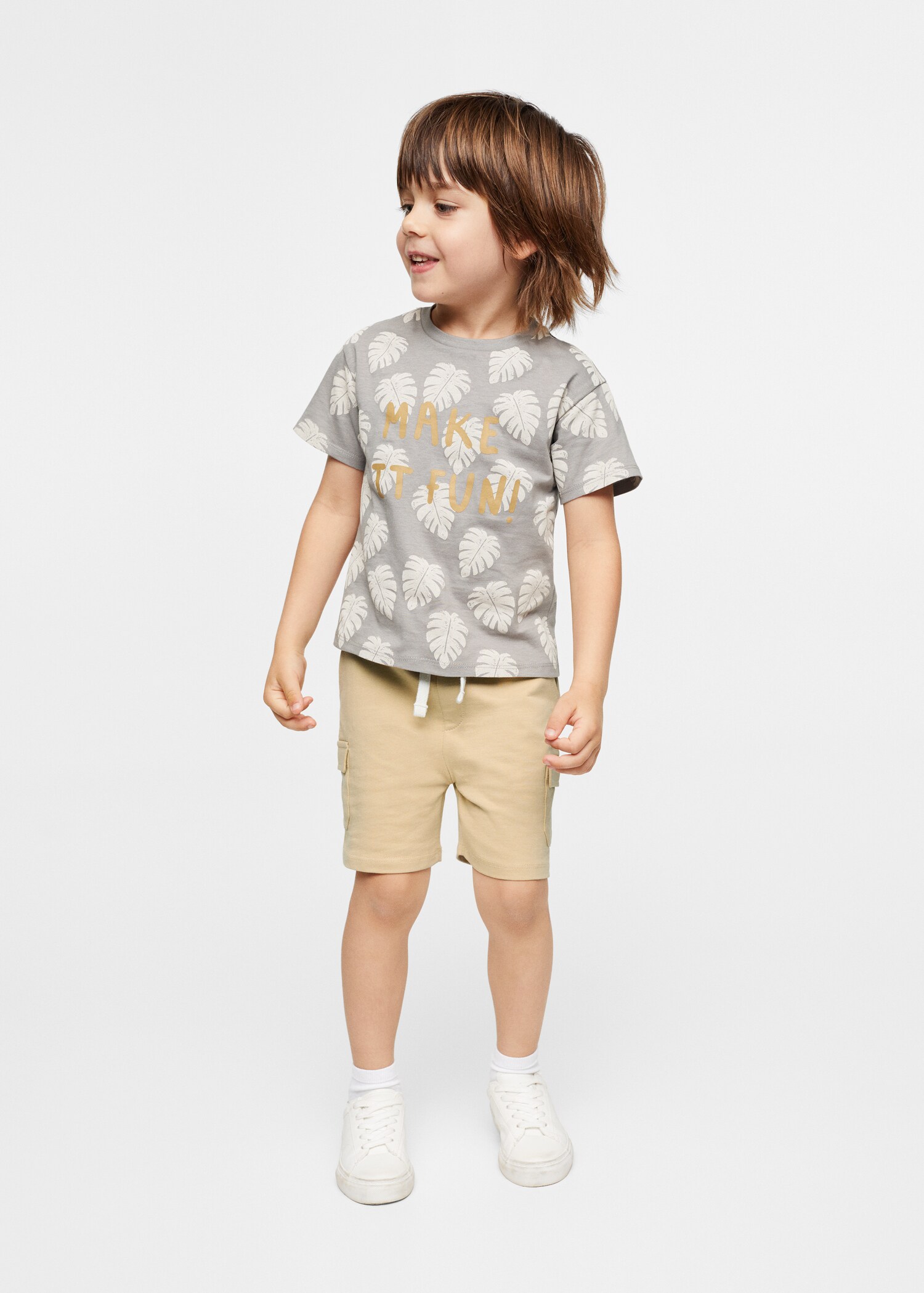 Printed message T-shirt - General plane