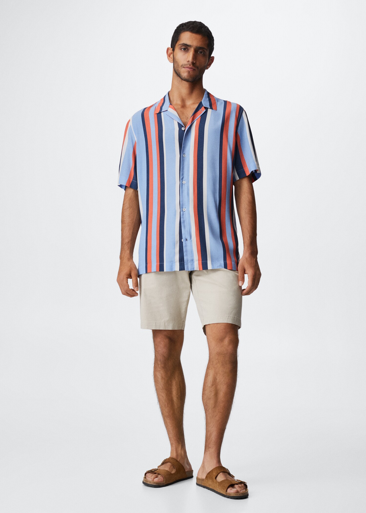 Striped flowy shirt - General plane