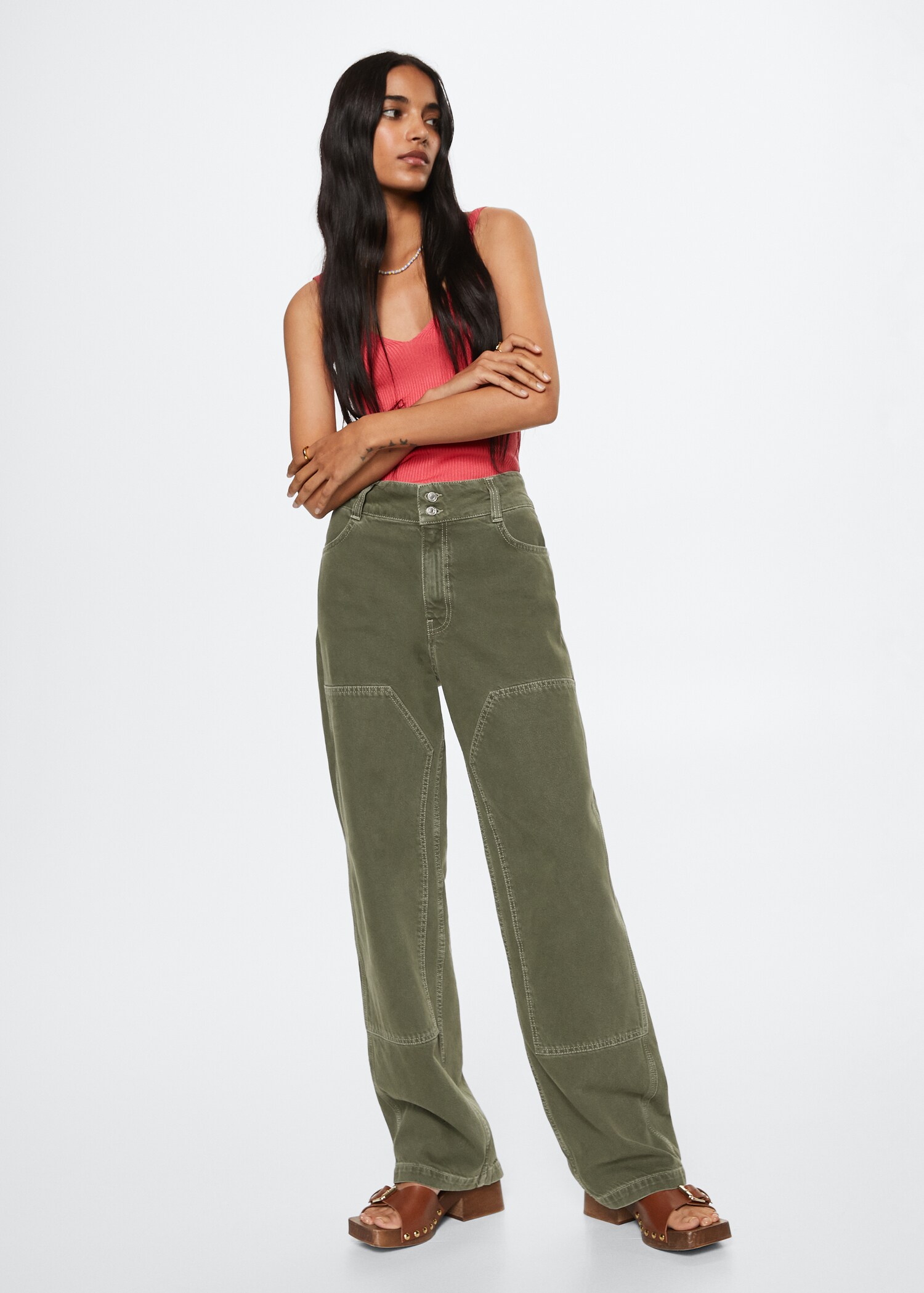 Ribbed knit top - General plane