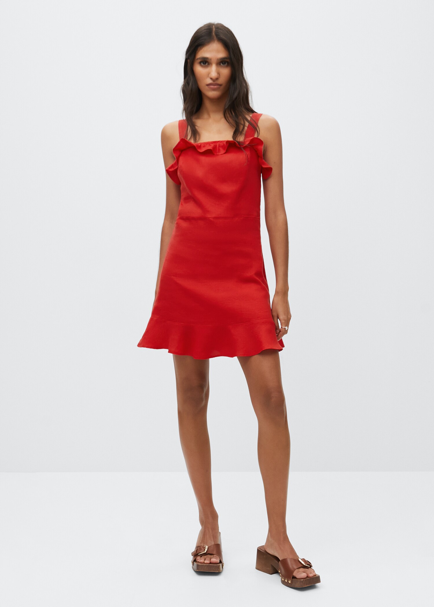 Vestido 100% lino - Plano general