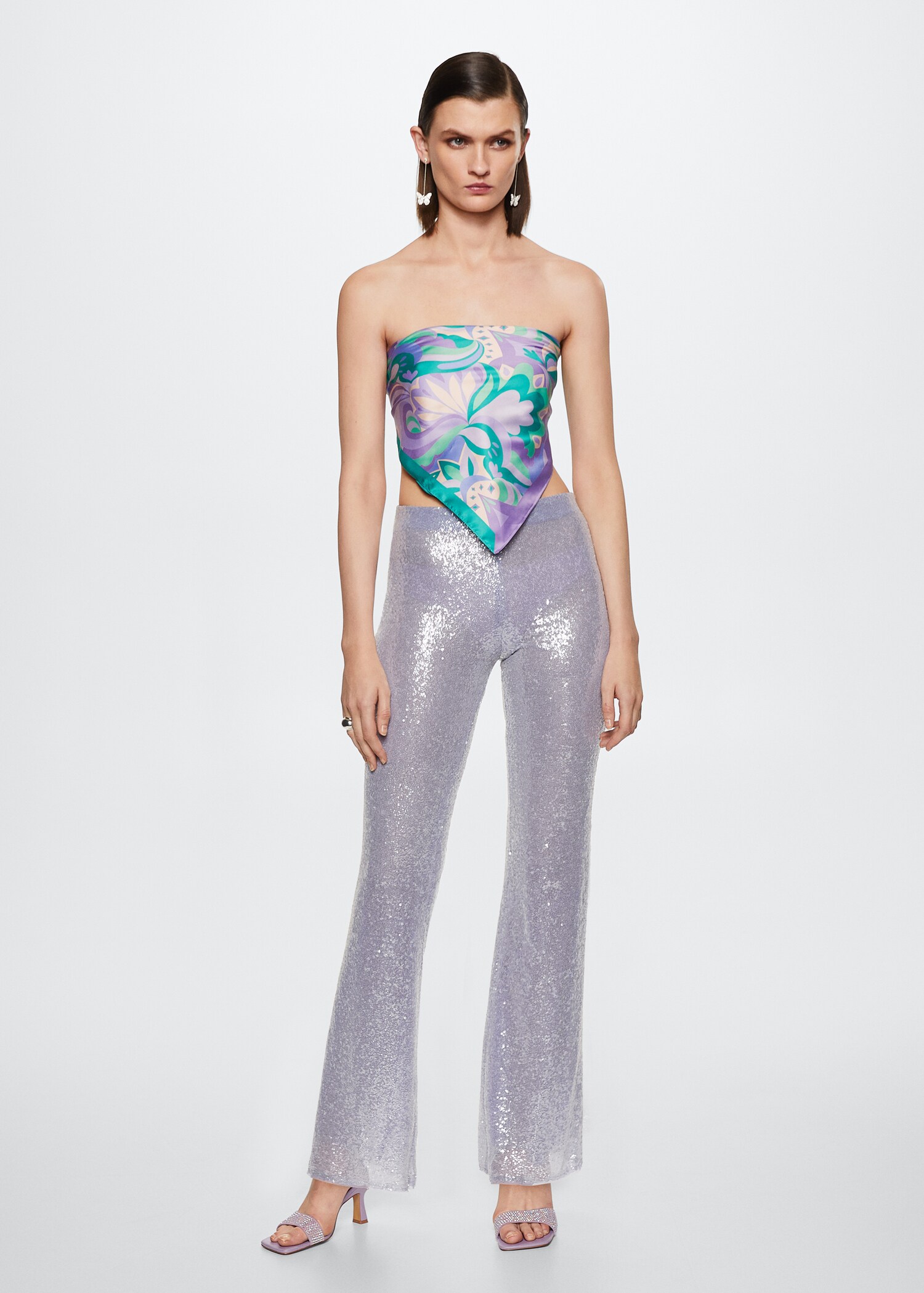 Sequined trousers - General plane