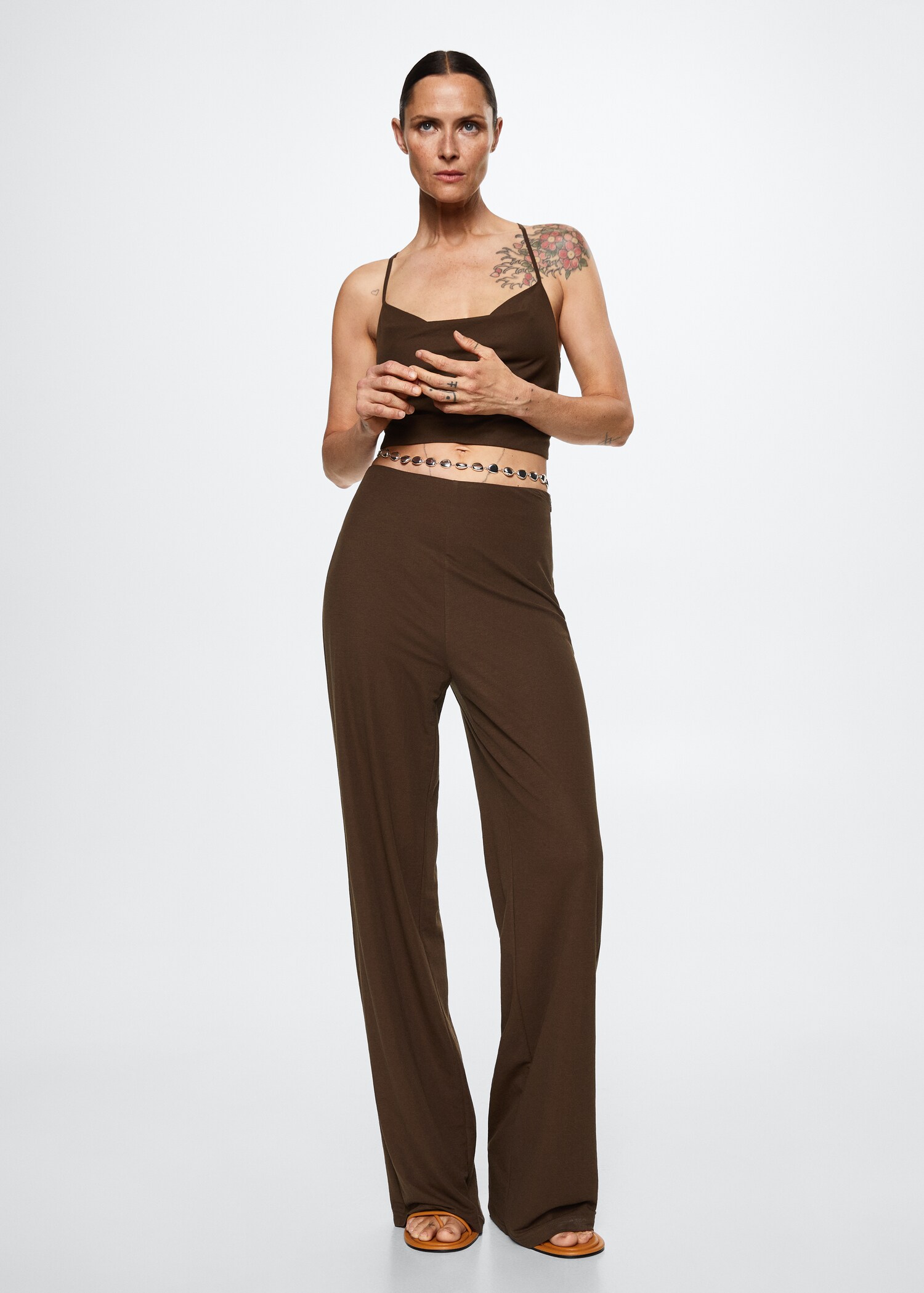 Pantalon palazzo fluide - Plan général