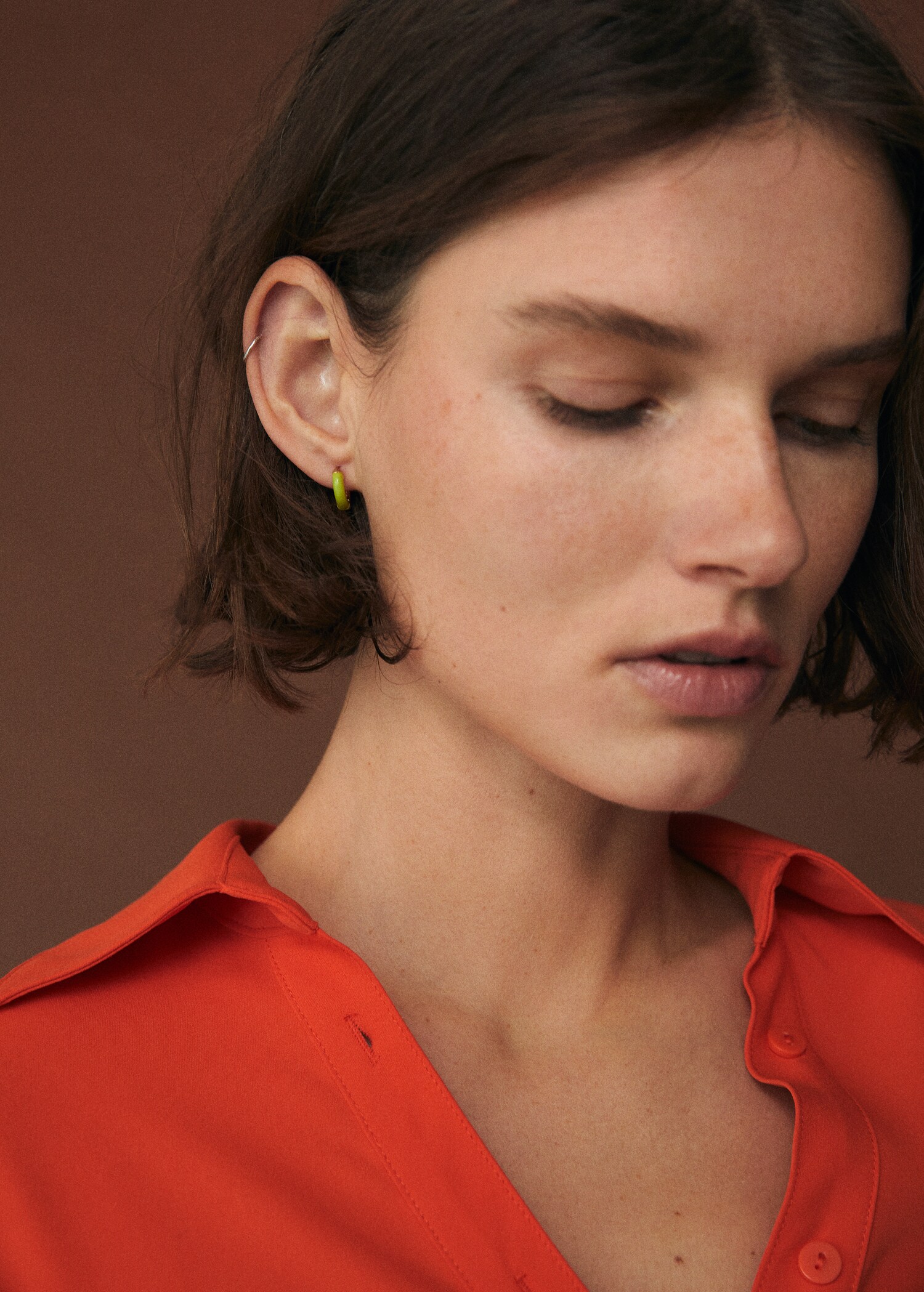 Mixed hoop earrings - General plane