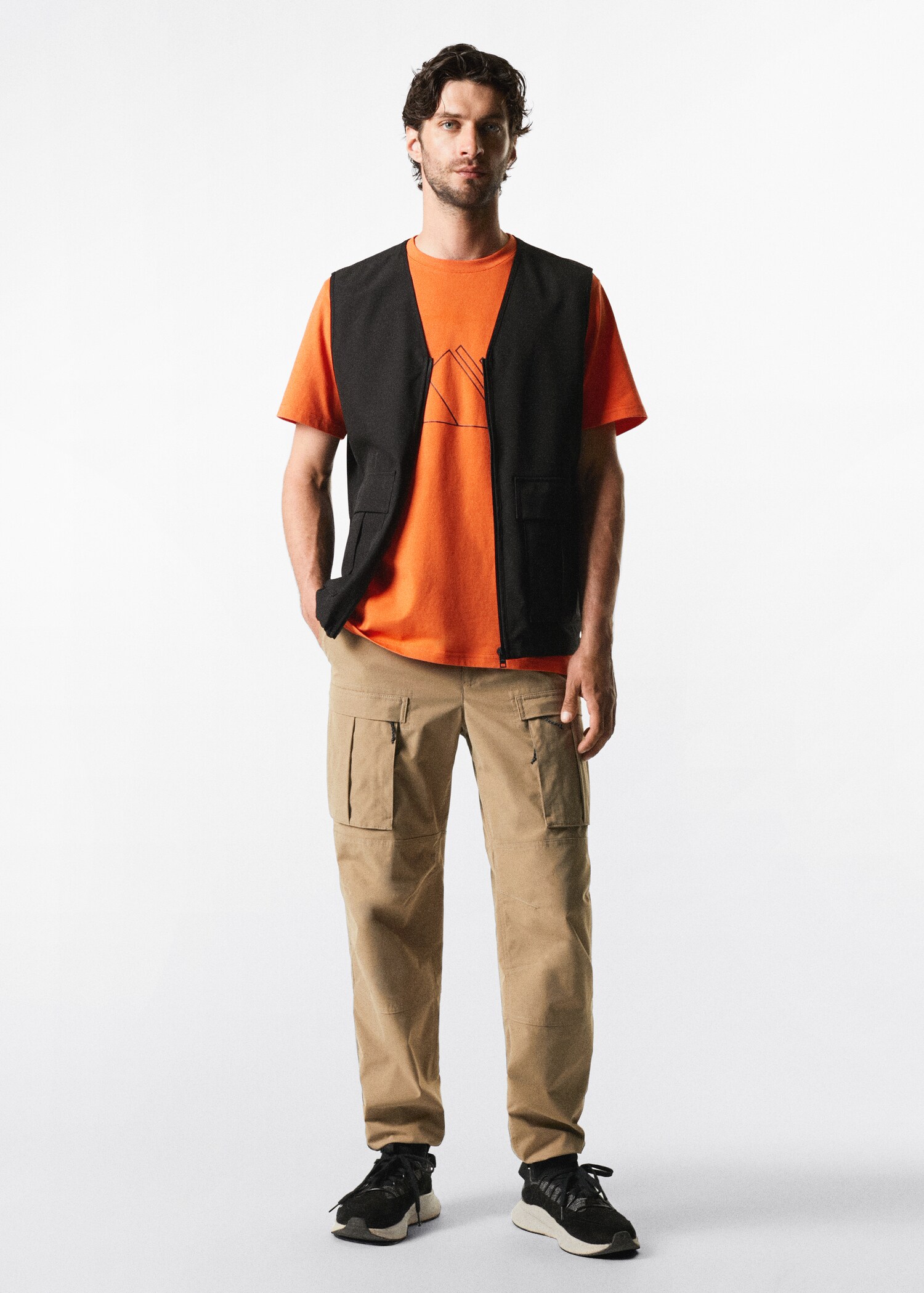 Printed breathable t-shirt - General plane