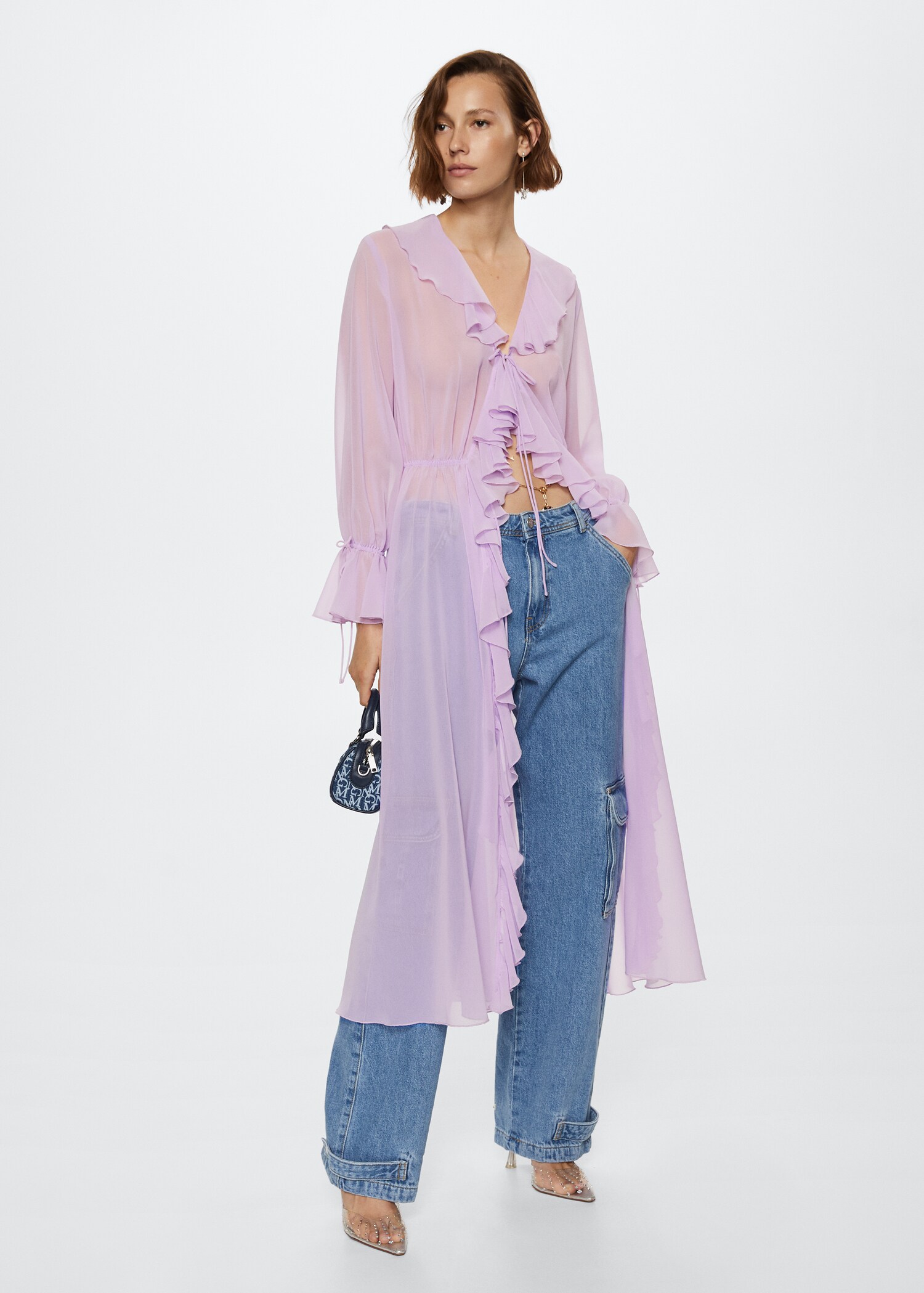 Ruffles flowy dress - General plane