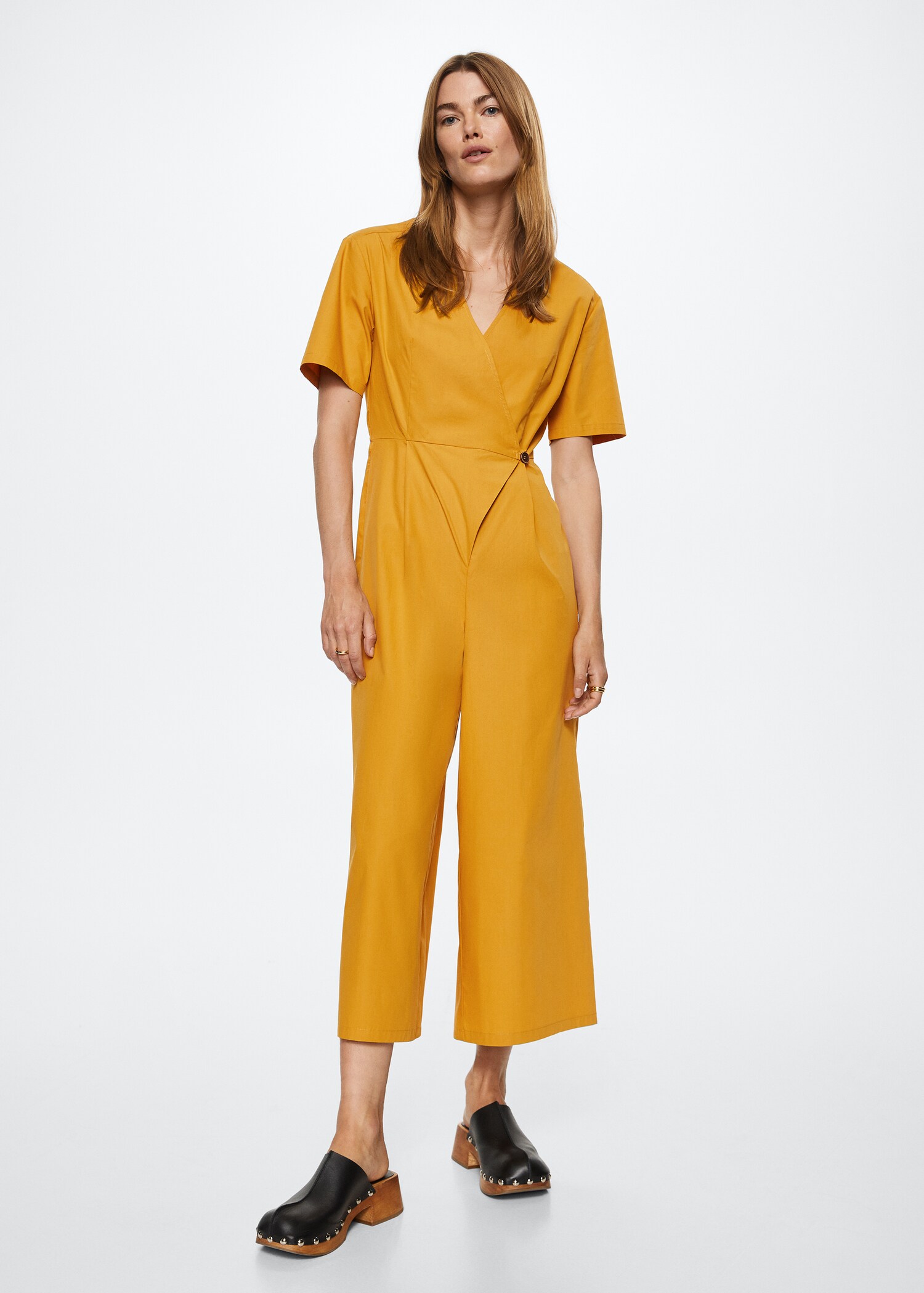 Cross cotton jumpsuit - General plane